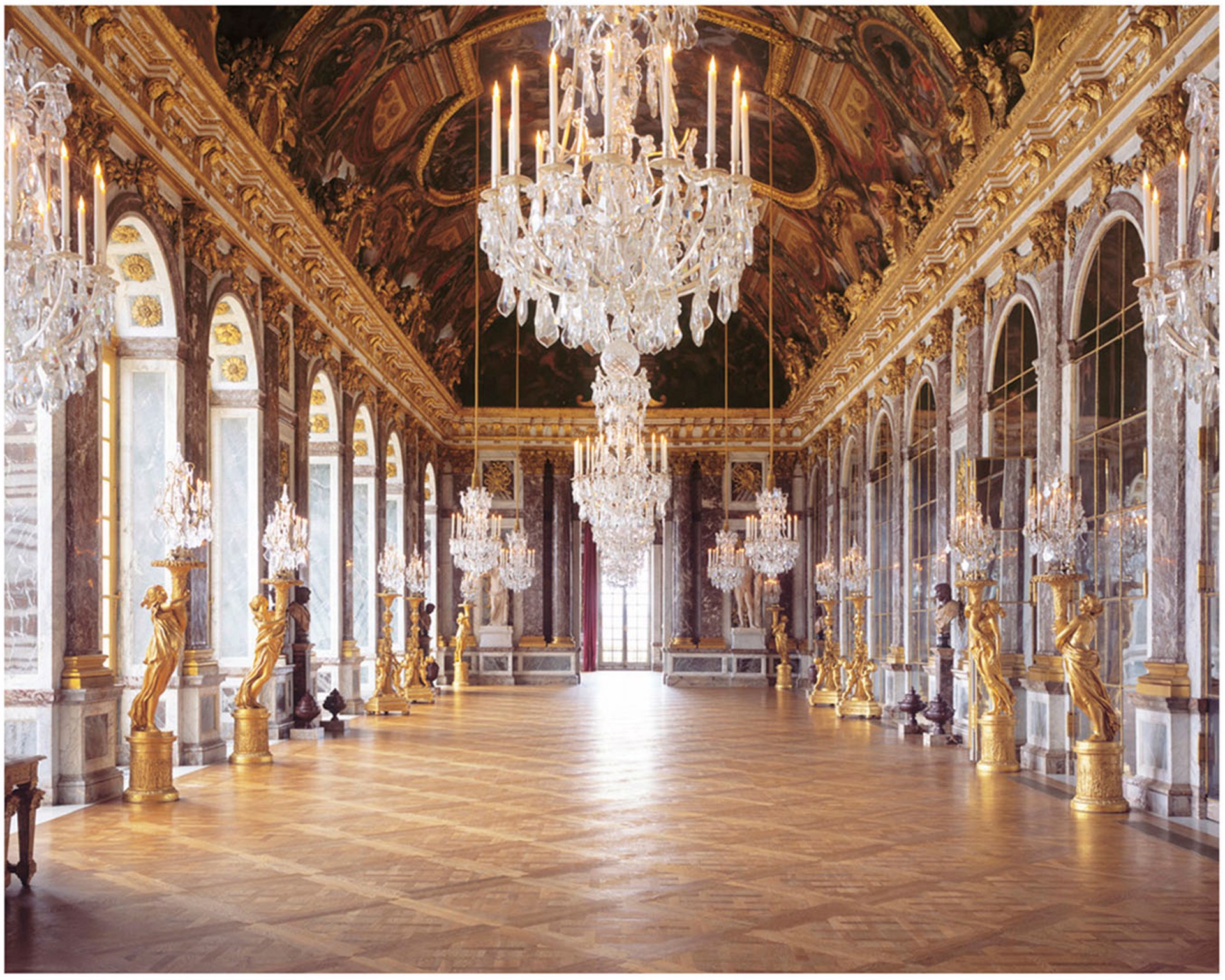 Galerie des Glaces, Chateau de Versailles. France. by Reinhard Gorner