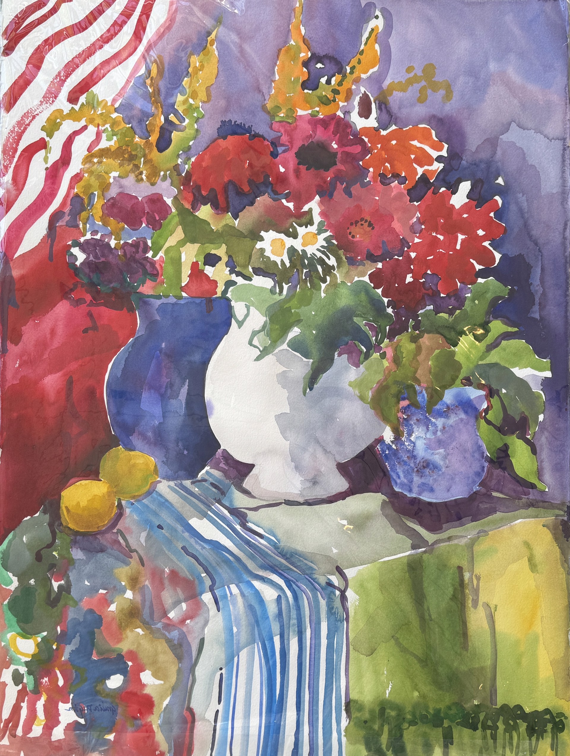 Still Life - Flowers in a Vase by Gracia Dayton