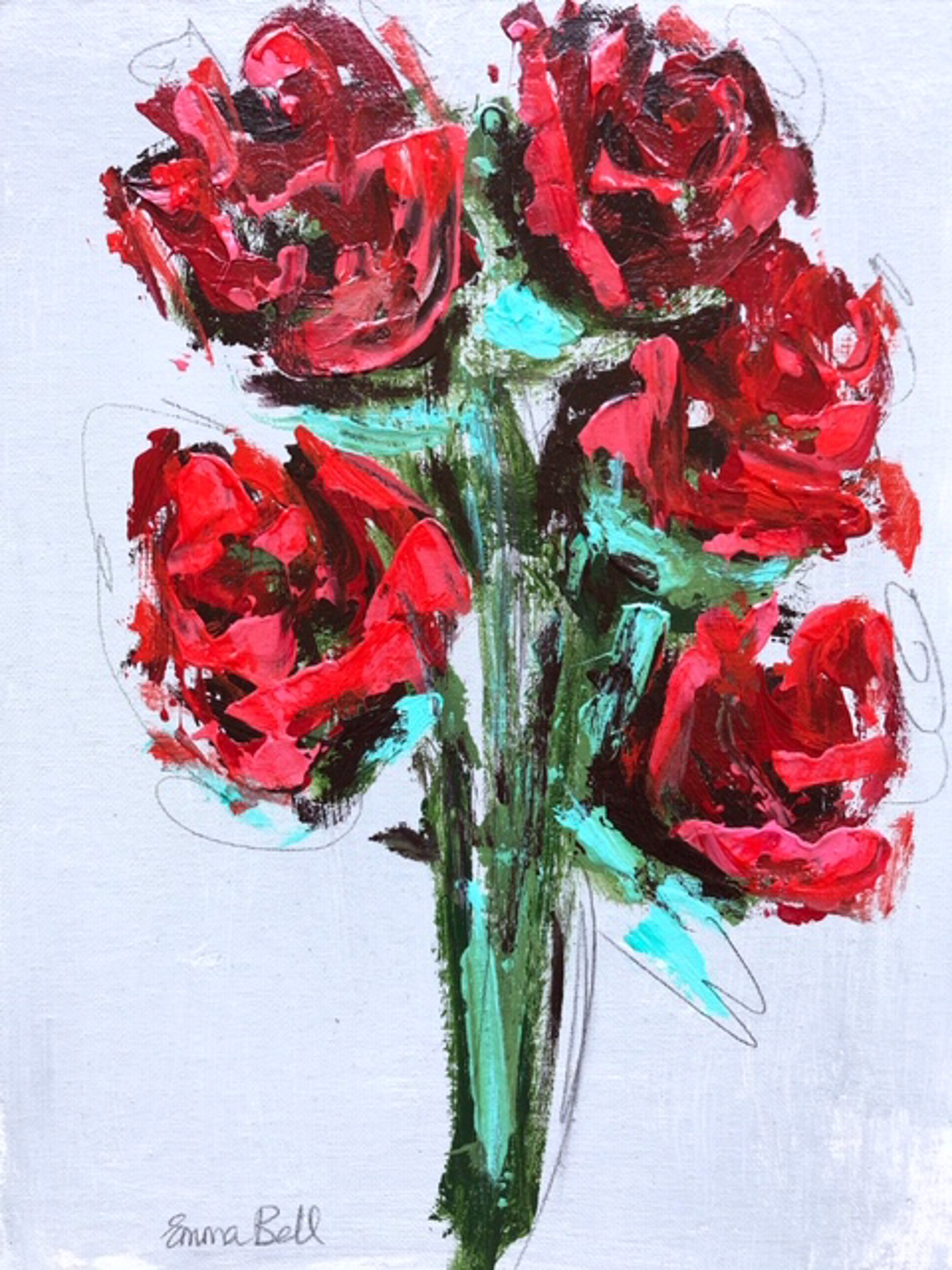 Valentine Roses #13 by Emma Bell