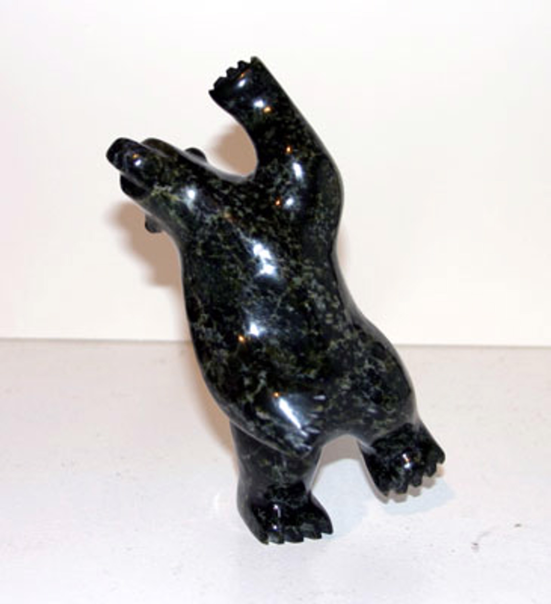 Inuit:Dancing Bear - Small by Nujalli Tunnillie