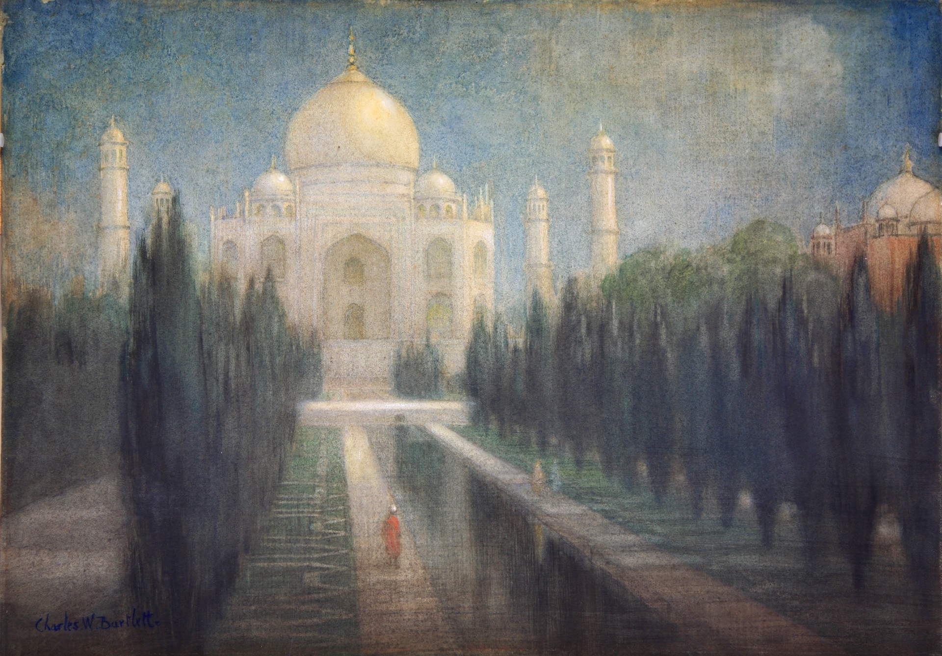 Taj Mahal Early Morning by Charles Bartlett