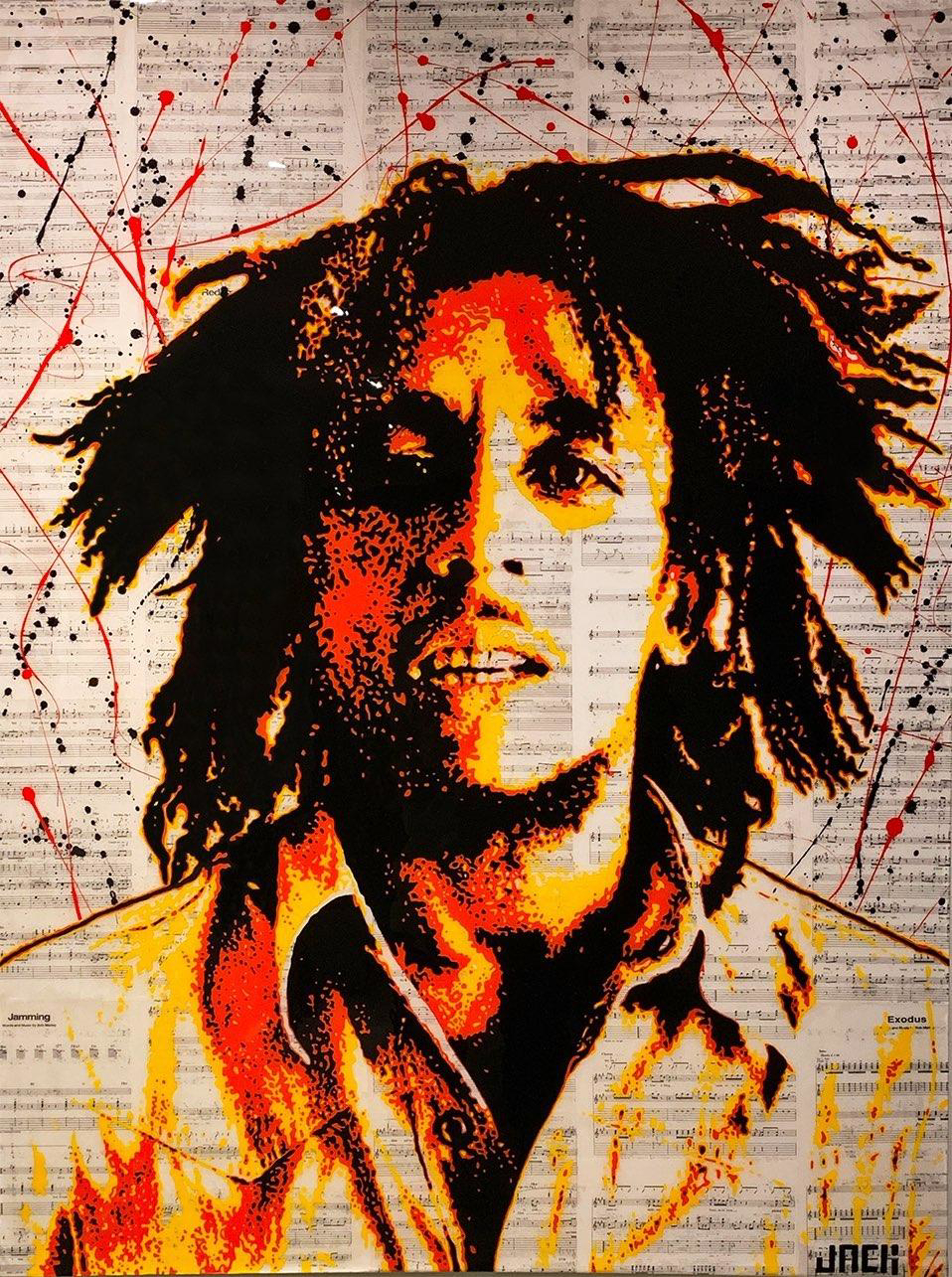 SOLD - Bob Marley - Commission available by Jack Flo