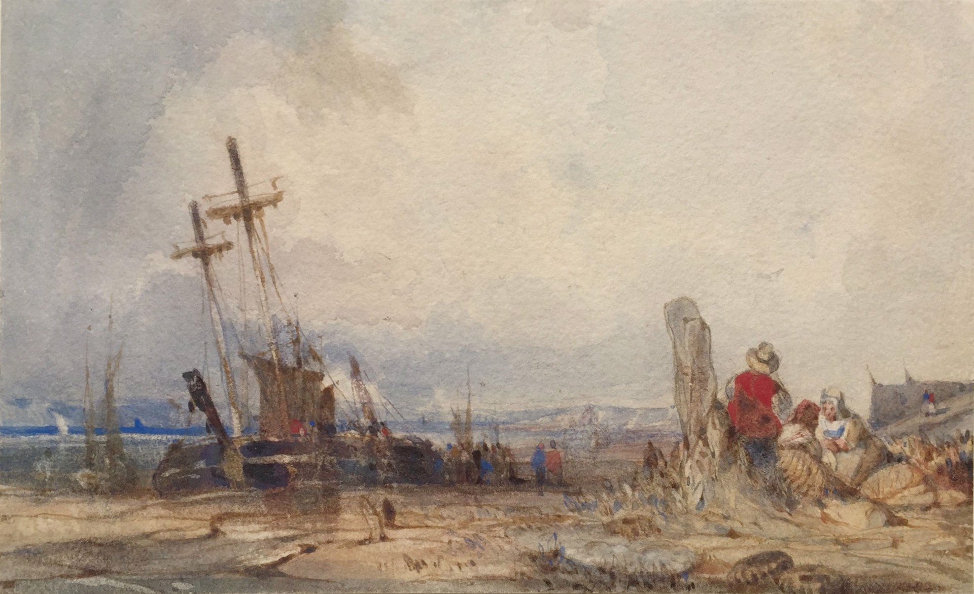 On the Normandy Coast by John Richard Coke Smyth (1808-1882)