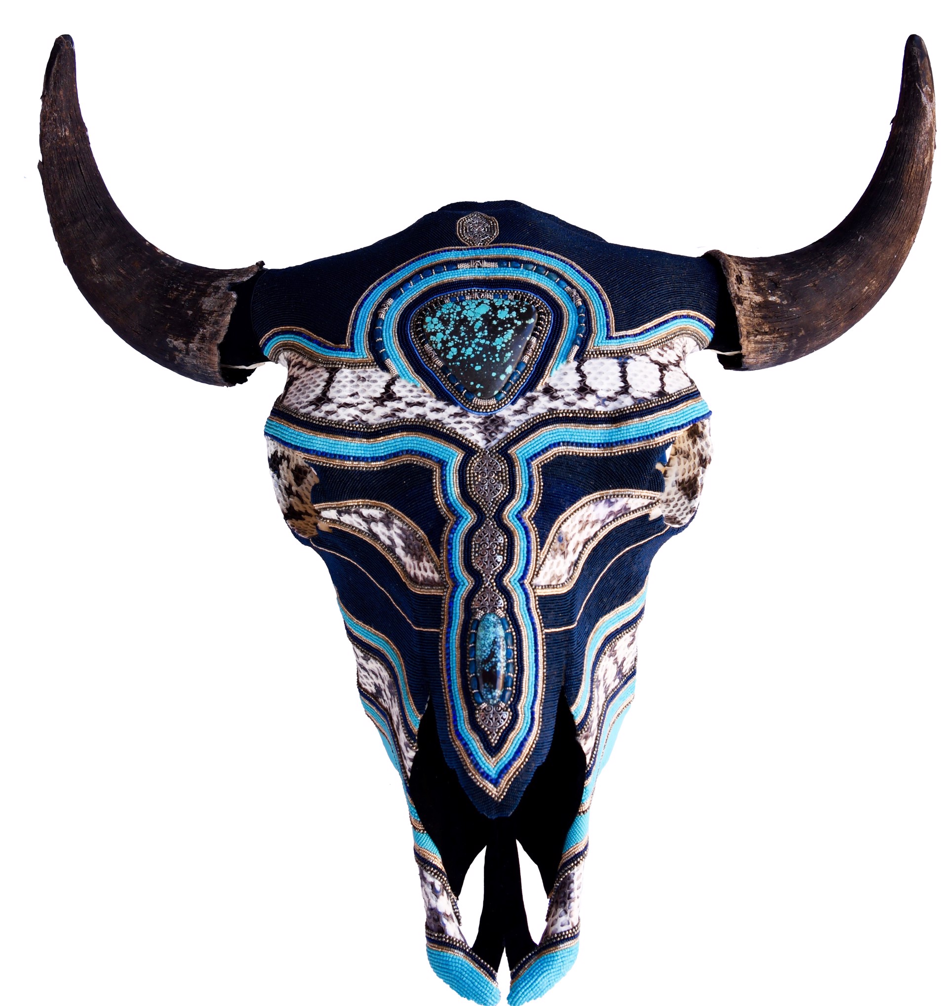 Turquoise and Python Buffalo by Ali Rouse