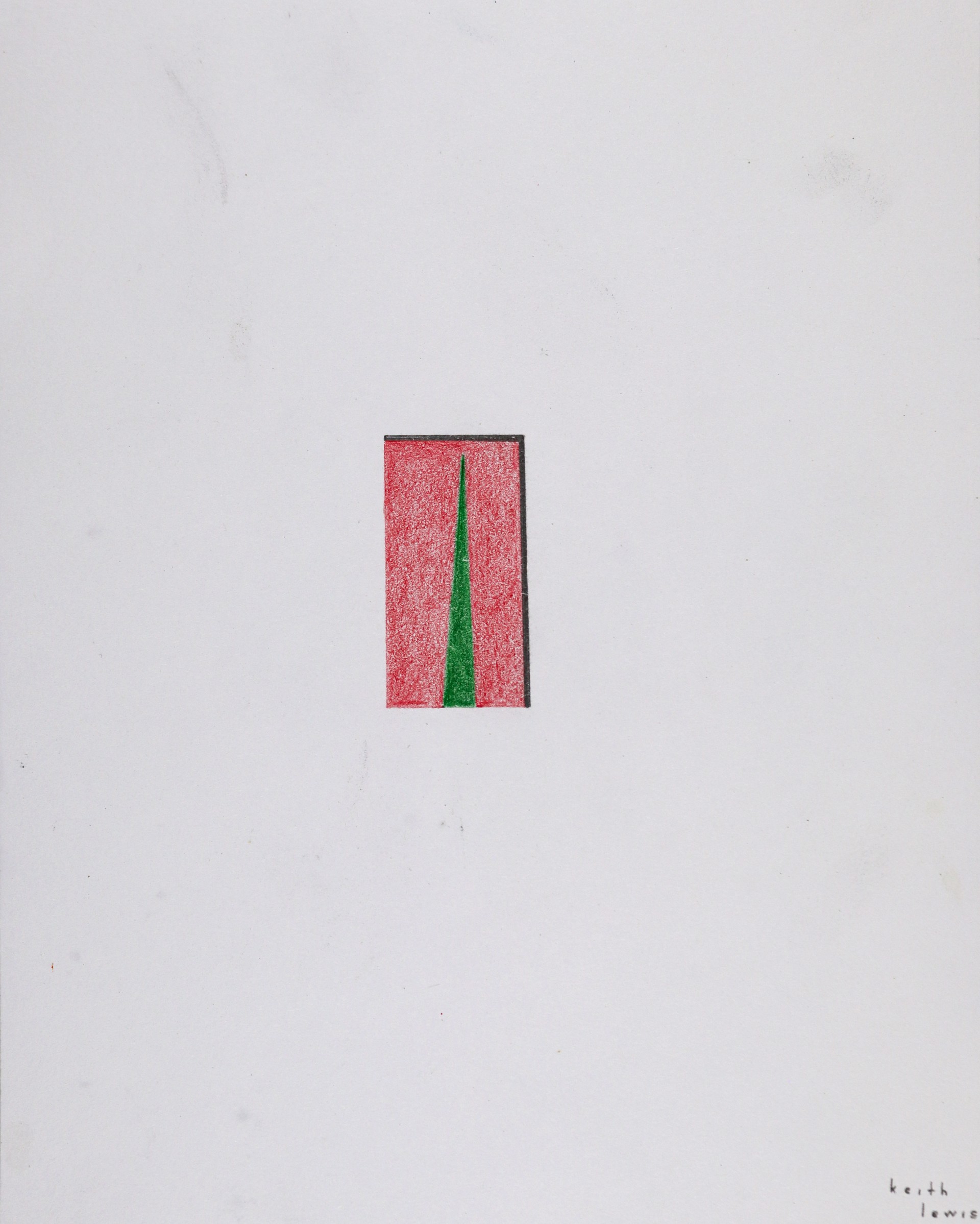 Composition 5 (red and green) by Keith Lewis