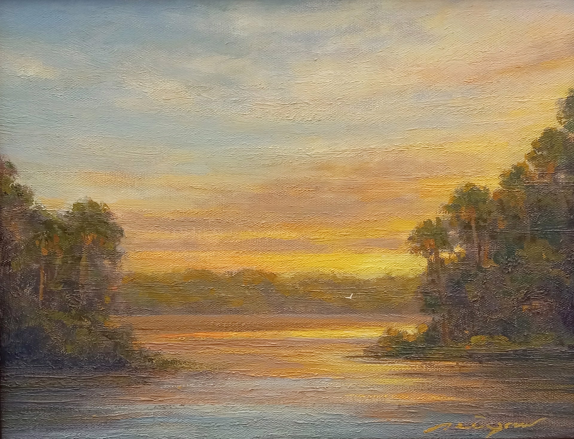 Wekiva Morning - Auction - SOLD by Peter Pettegrew