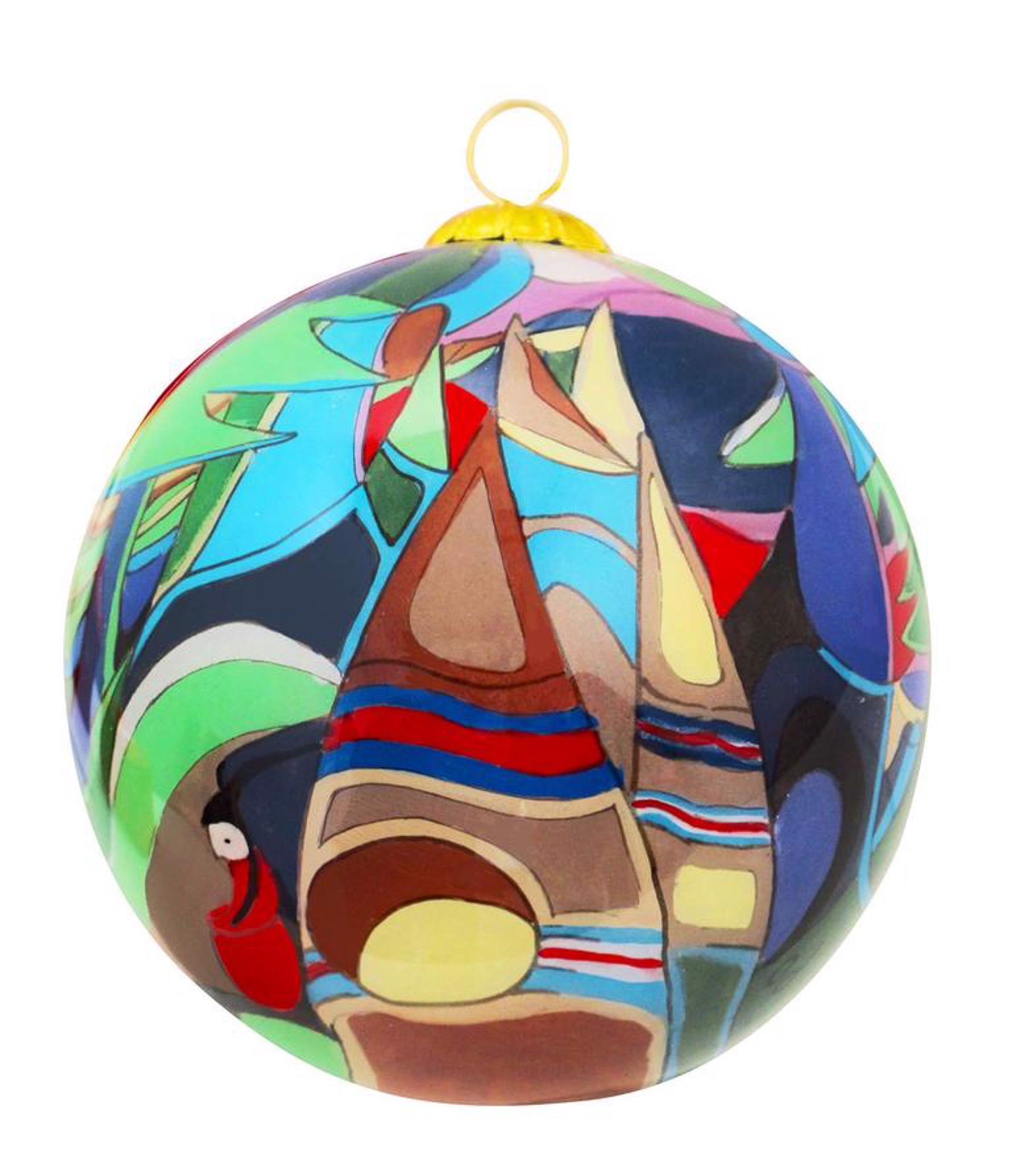 And Some Watched the Sunset Ornament by Daphne Odjig