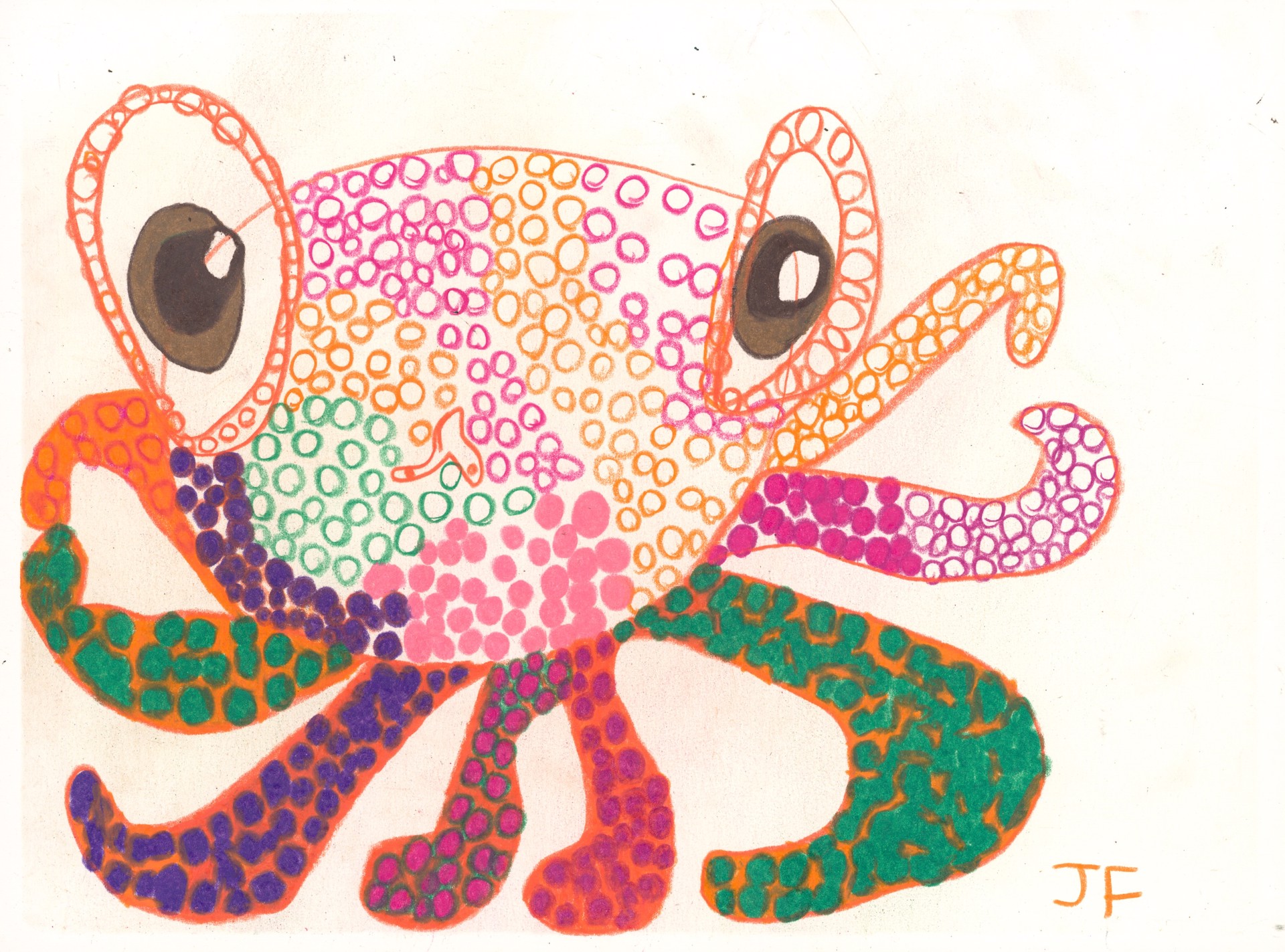 Spotted Octopus by Josephine Finnell