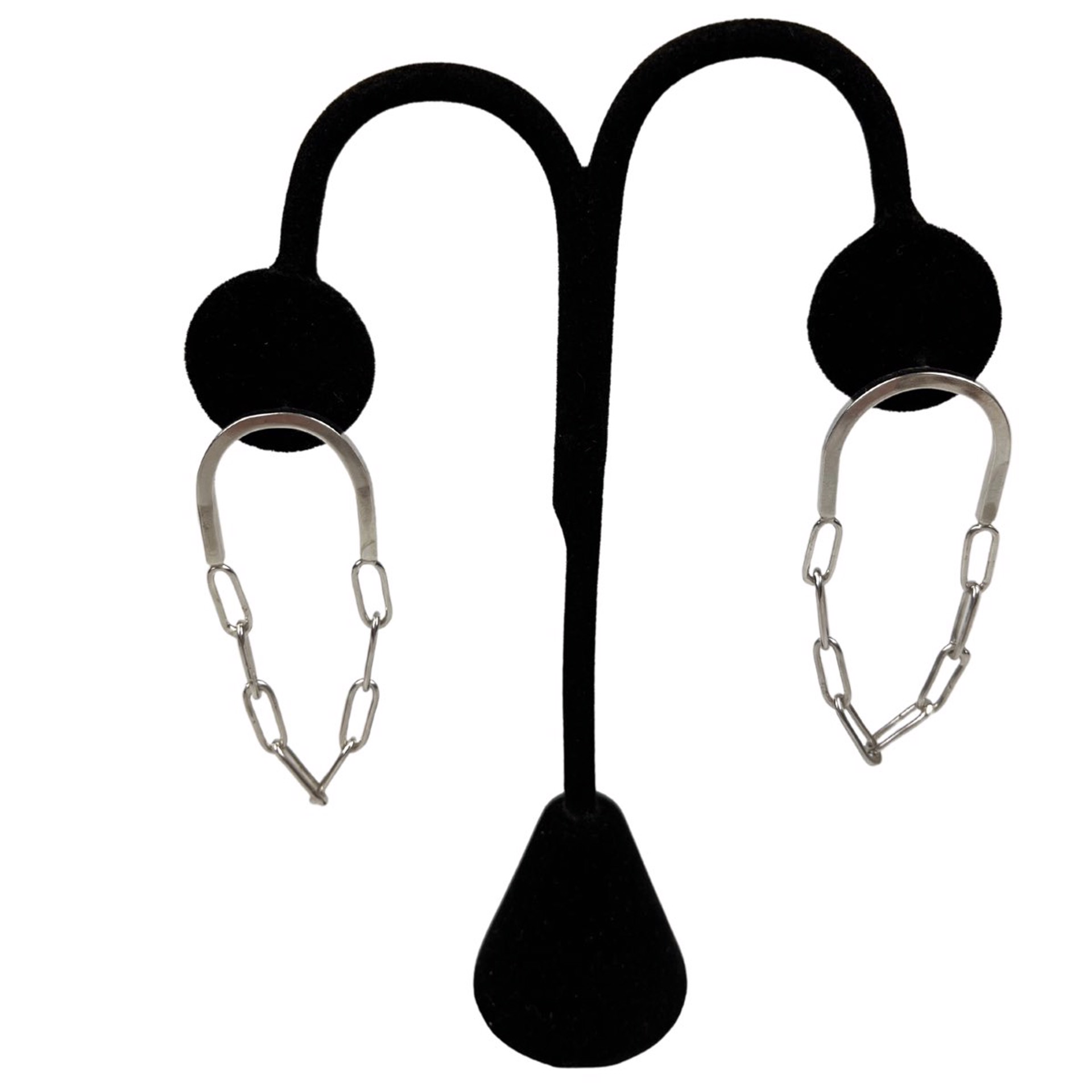 Horseshoe Chain Earrings by Liz Hanson