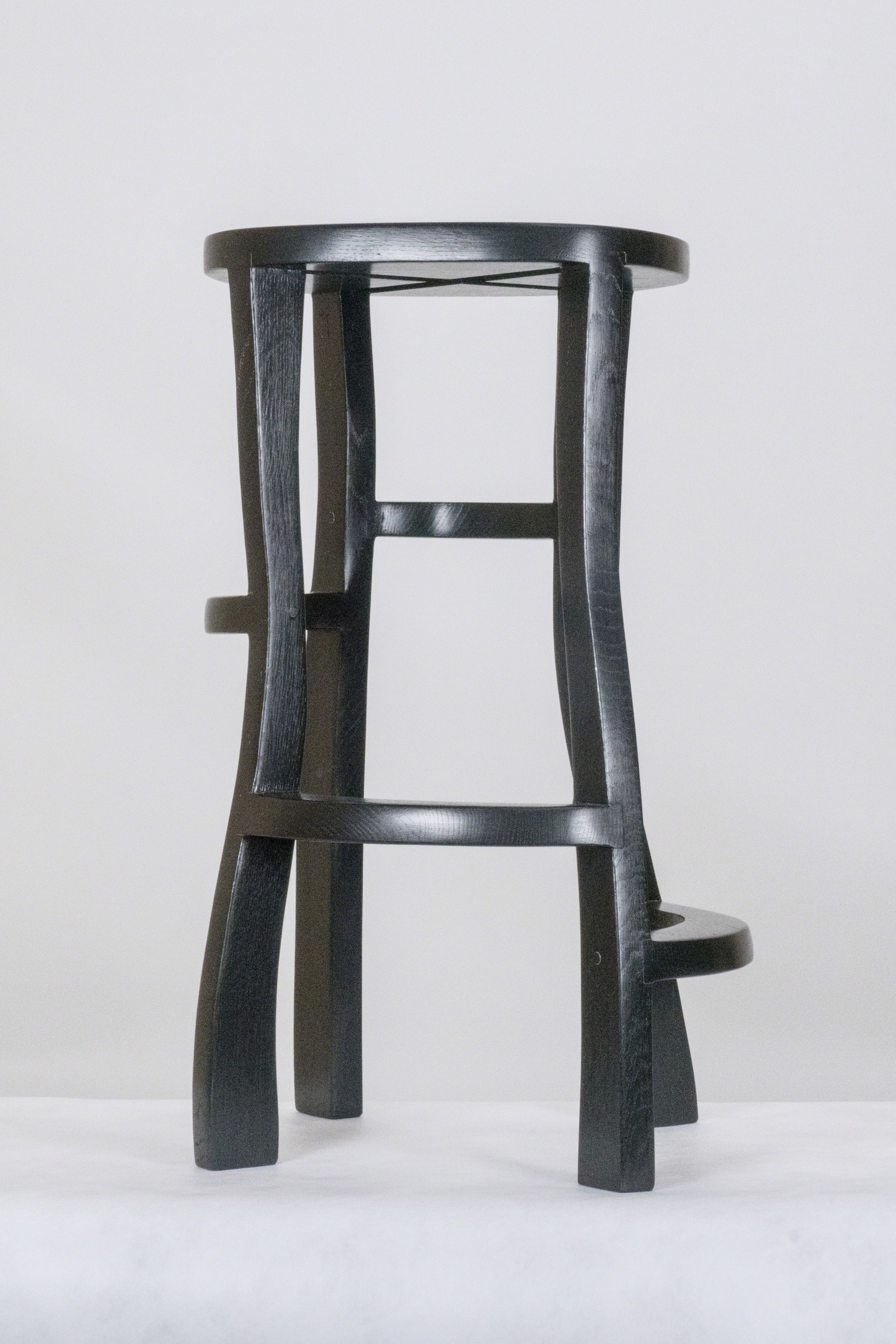 " Meanders"  Bar stool by Jacques Jarrige