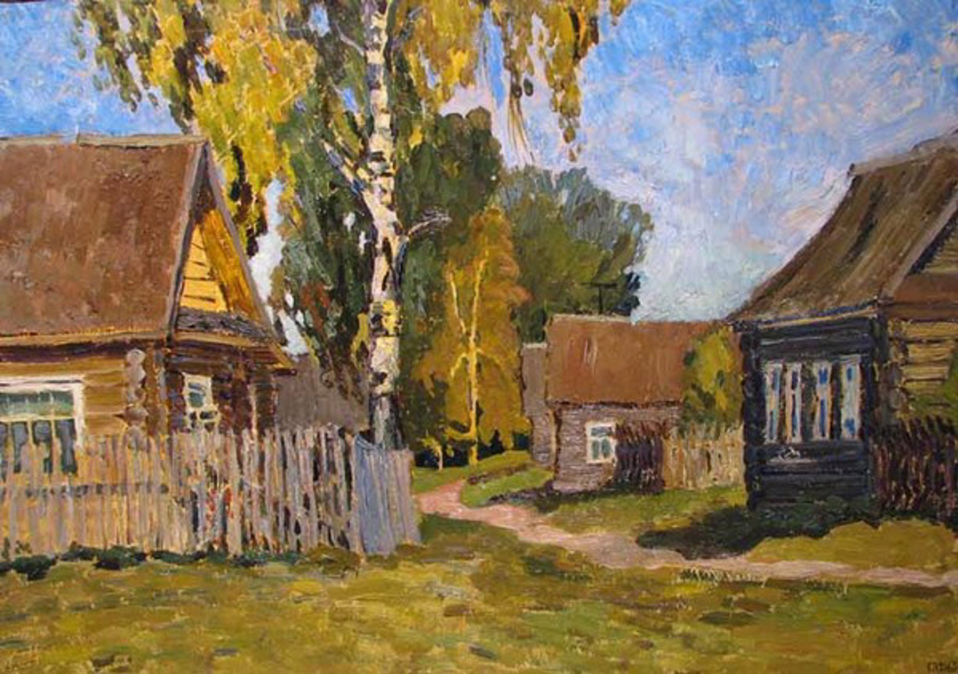Village by Galina Fedorova