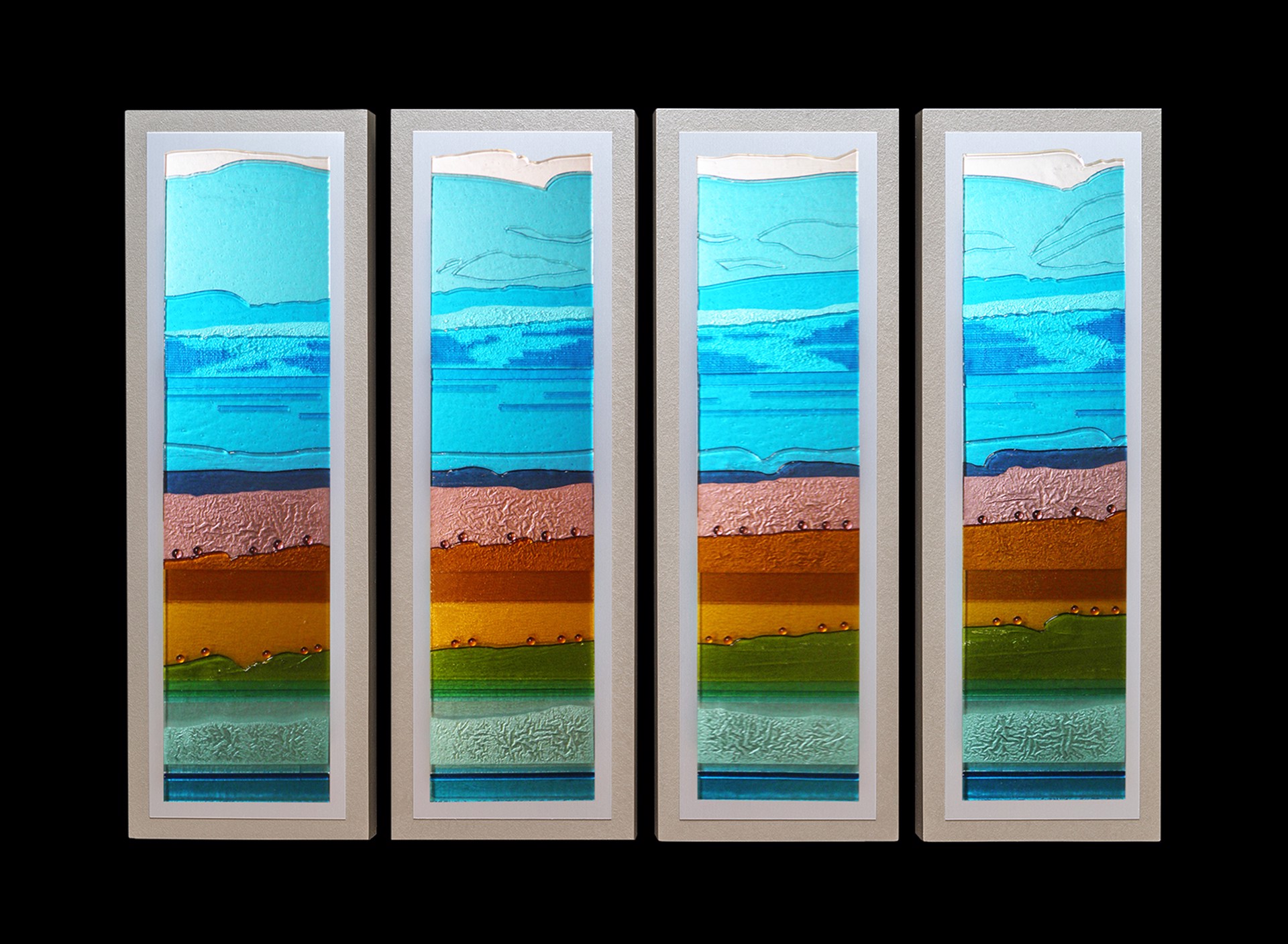 On The Horizon - 4 pieces by Doug Gillis