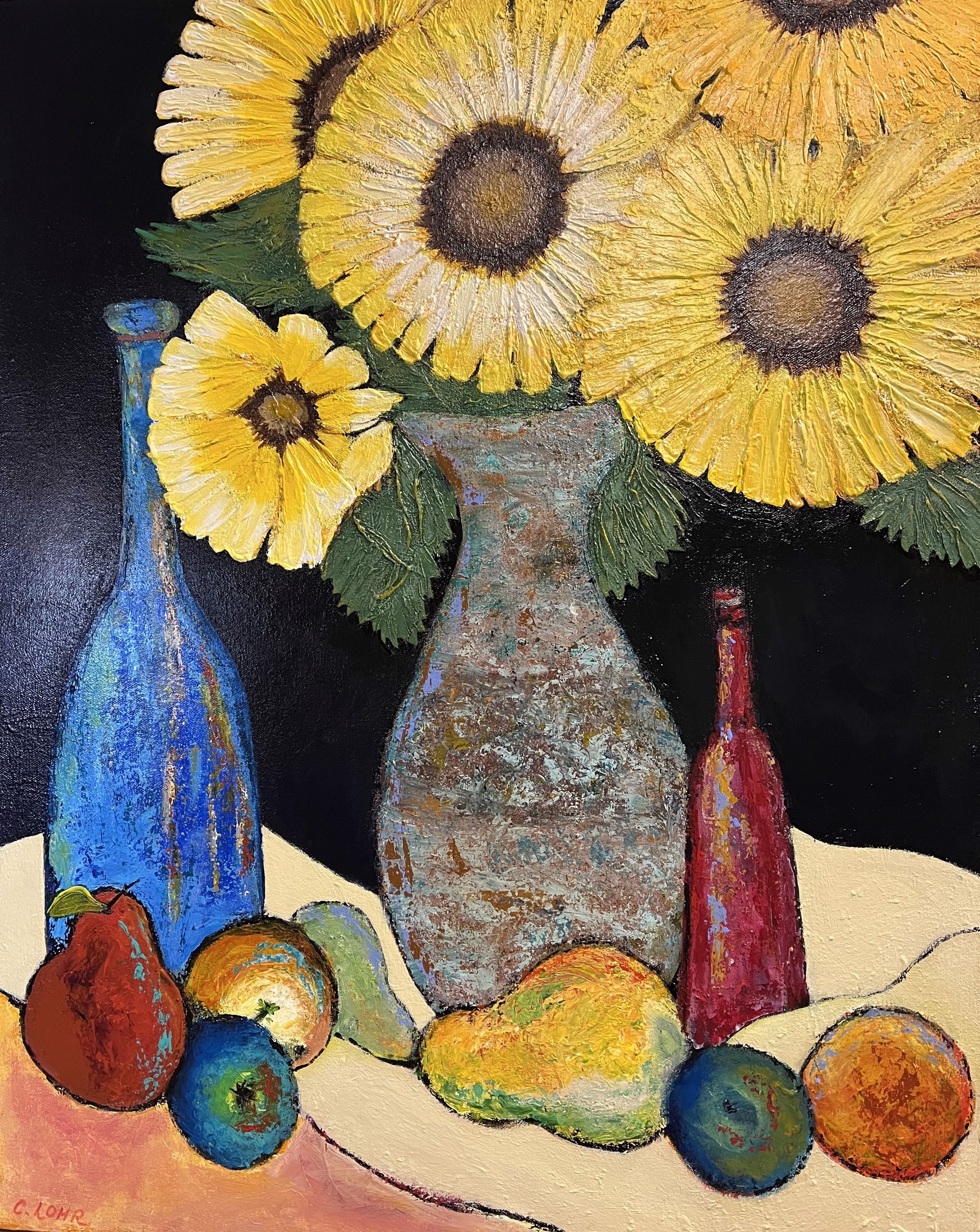 Sunflowers & Fruit Delight by Colleen Lohr