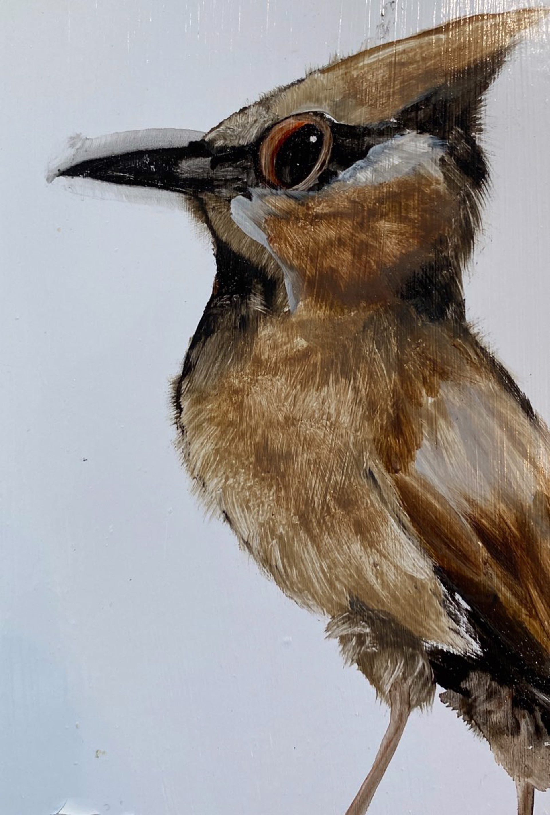 Bird Block (brown) by Diane Kilgore Condon