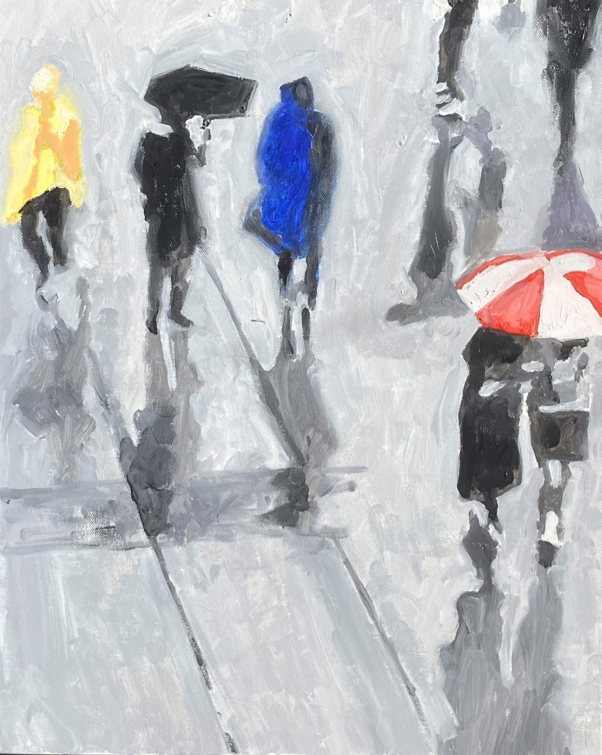 Rainy Day Pier by David Thornberry