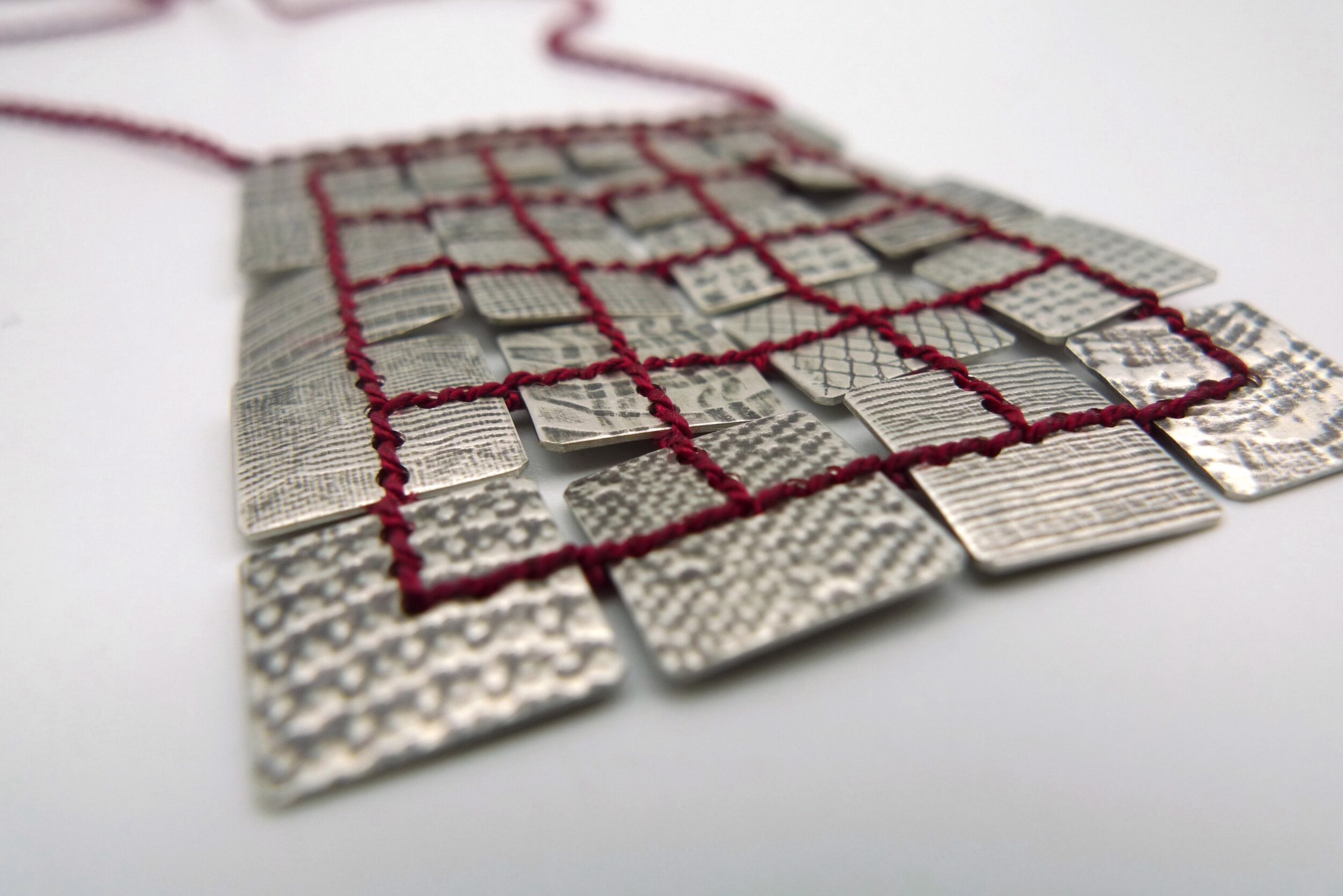 Pattern Piece #1 Necklace by Erica Schlueter
