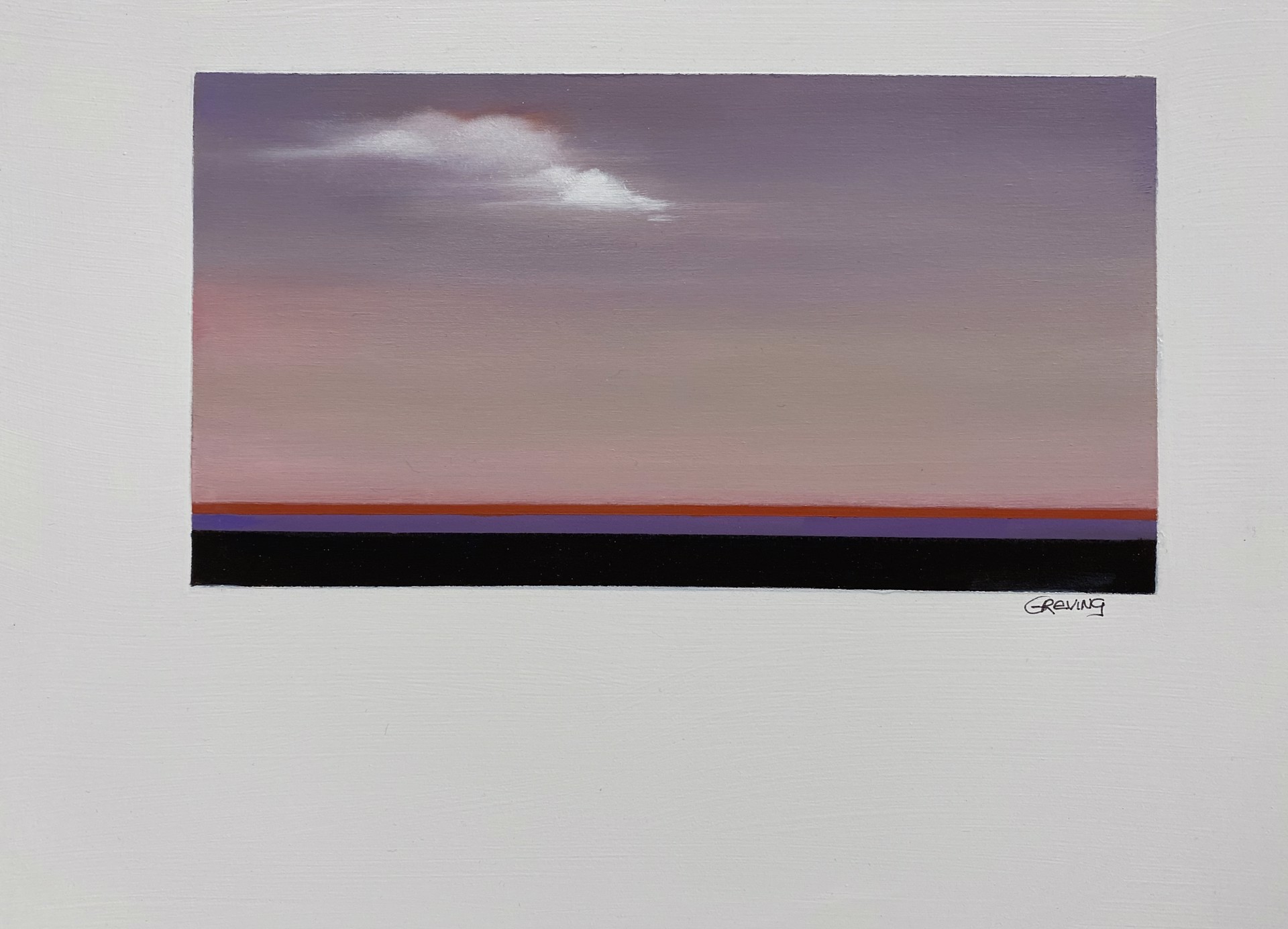 Skyscape #5 Lavender Sky by Barbara Greving