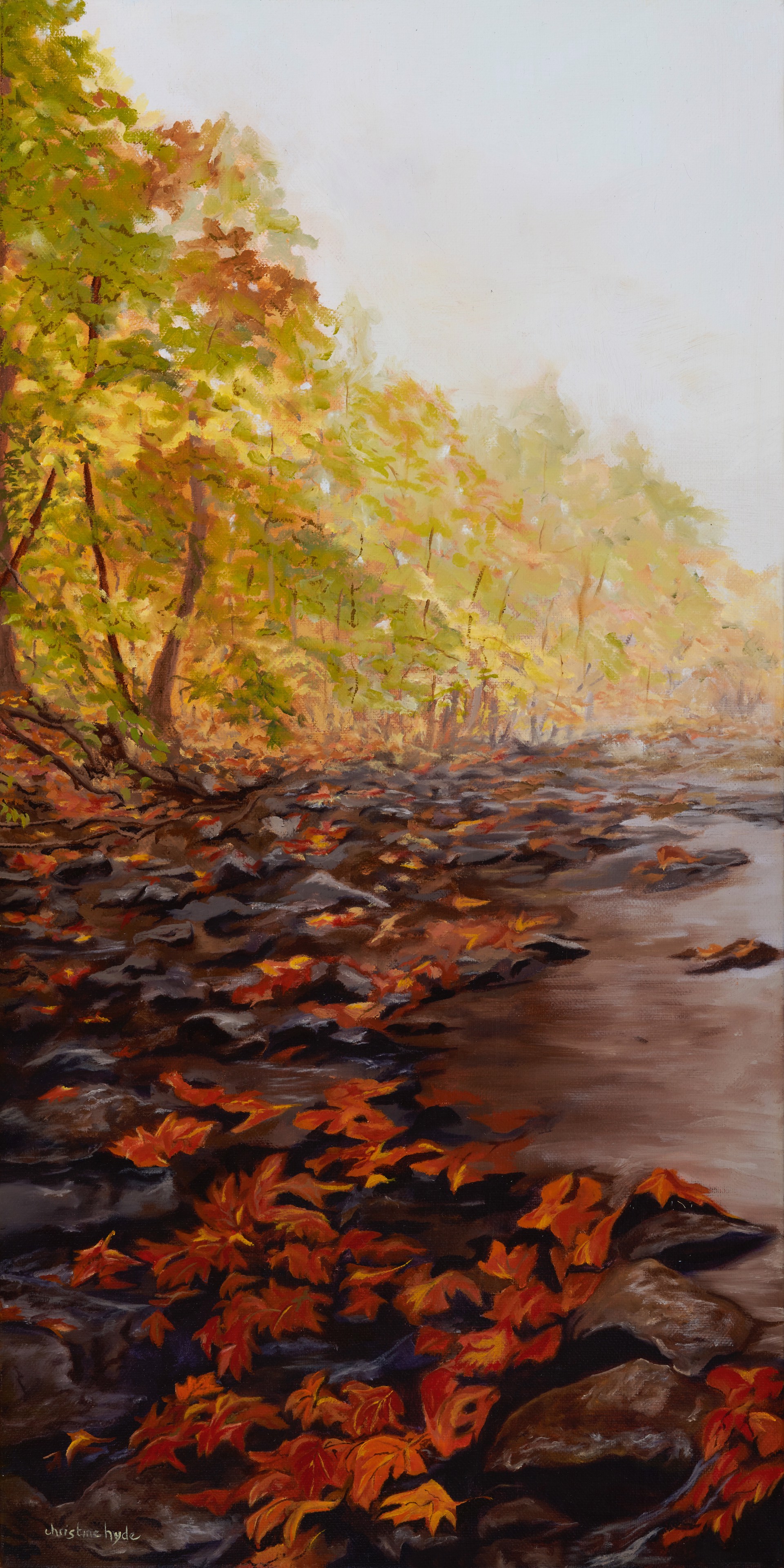Autumn on the Creek by Christine Hyde