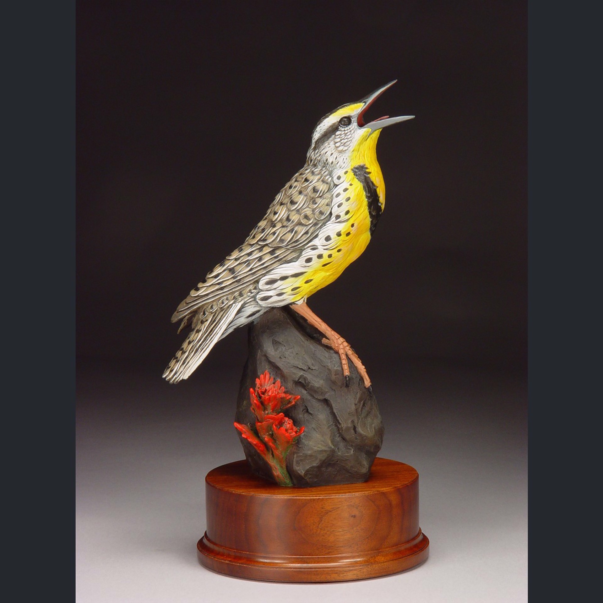 Meadowlark and Paintbrush (Edition of 75) by Joan Zygmunt