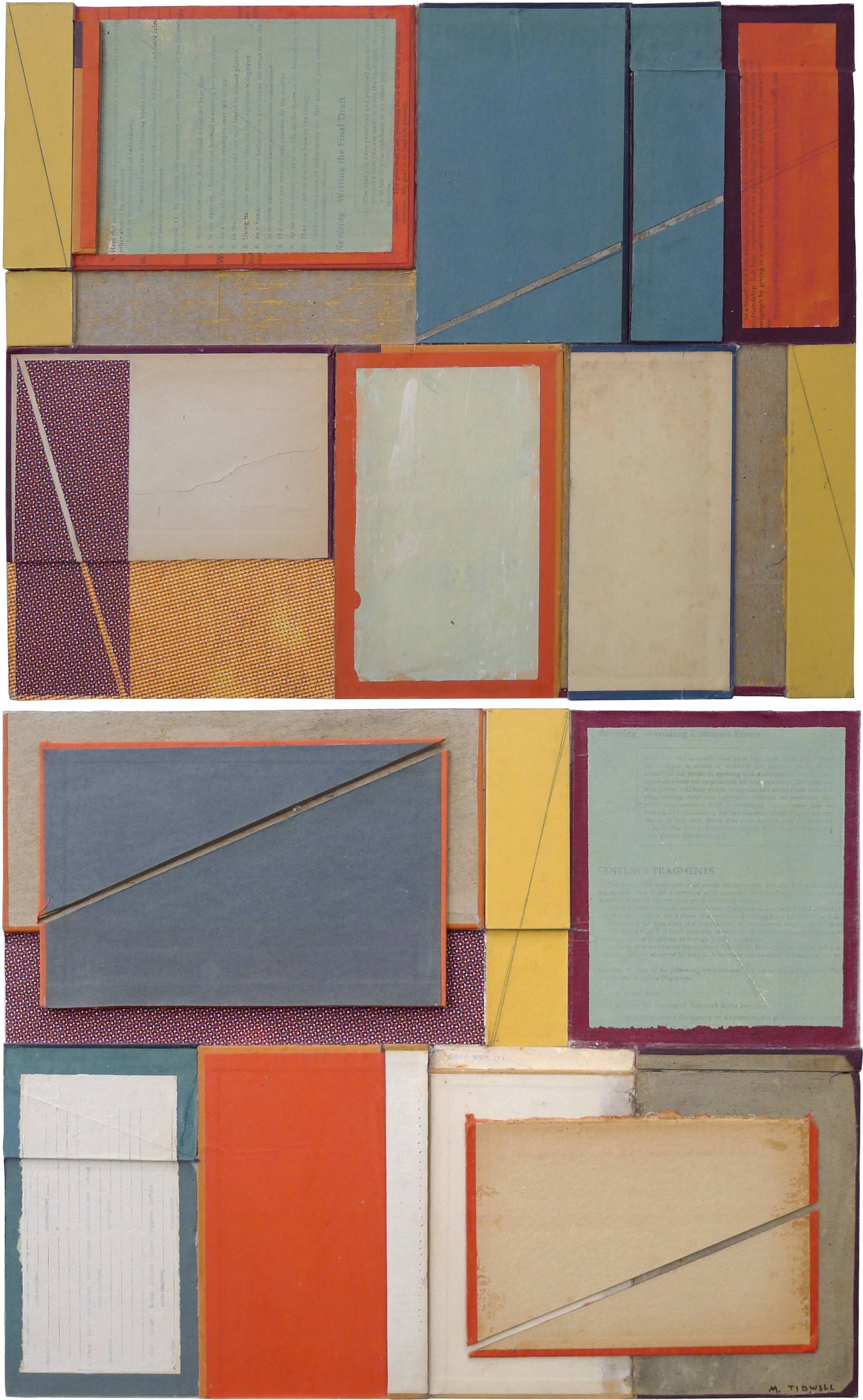 Divisions 12 (Diptych) by Melinda Tidwell