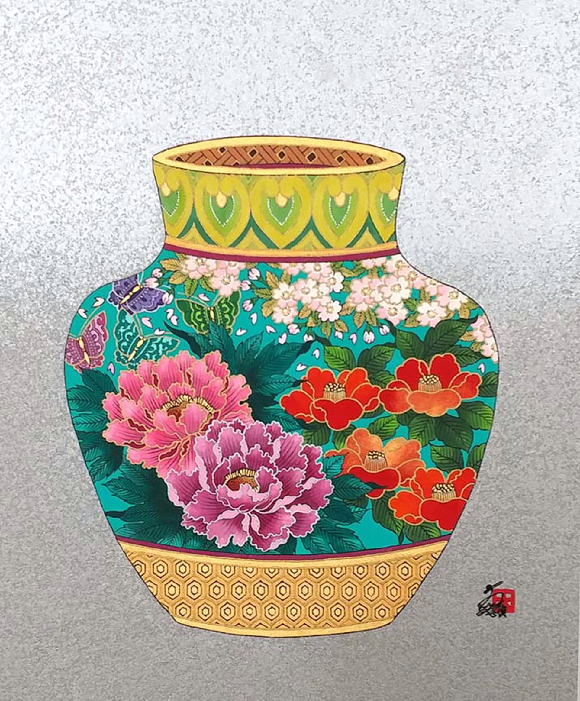 Fantasy Vase 6 by Hisashi Otsuka