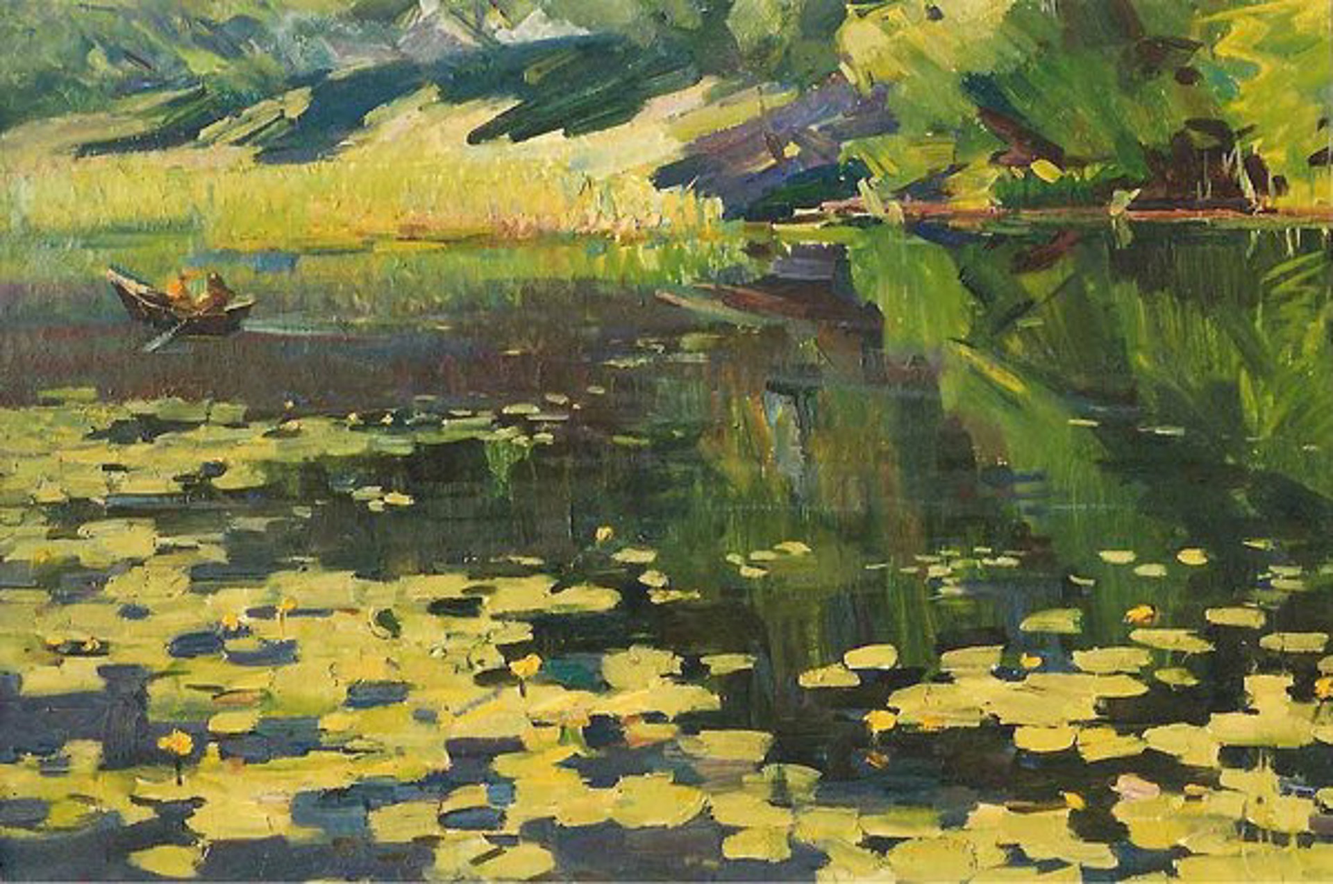 On the Pond by Vasili Kondratuk