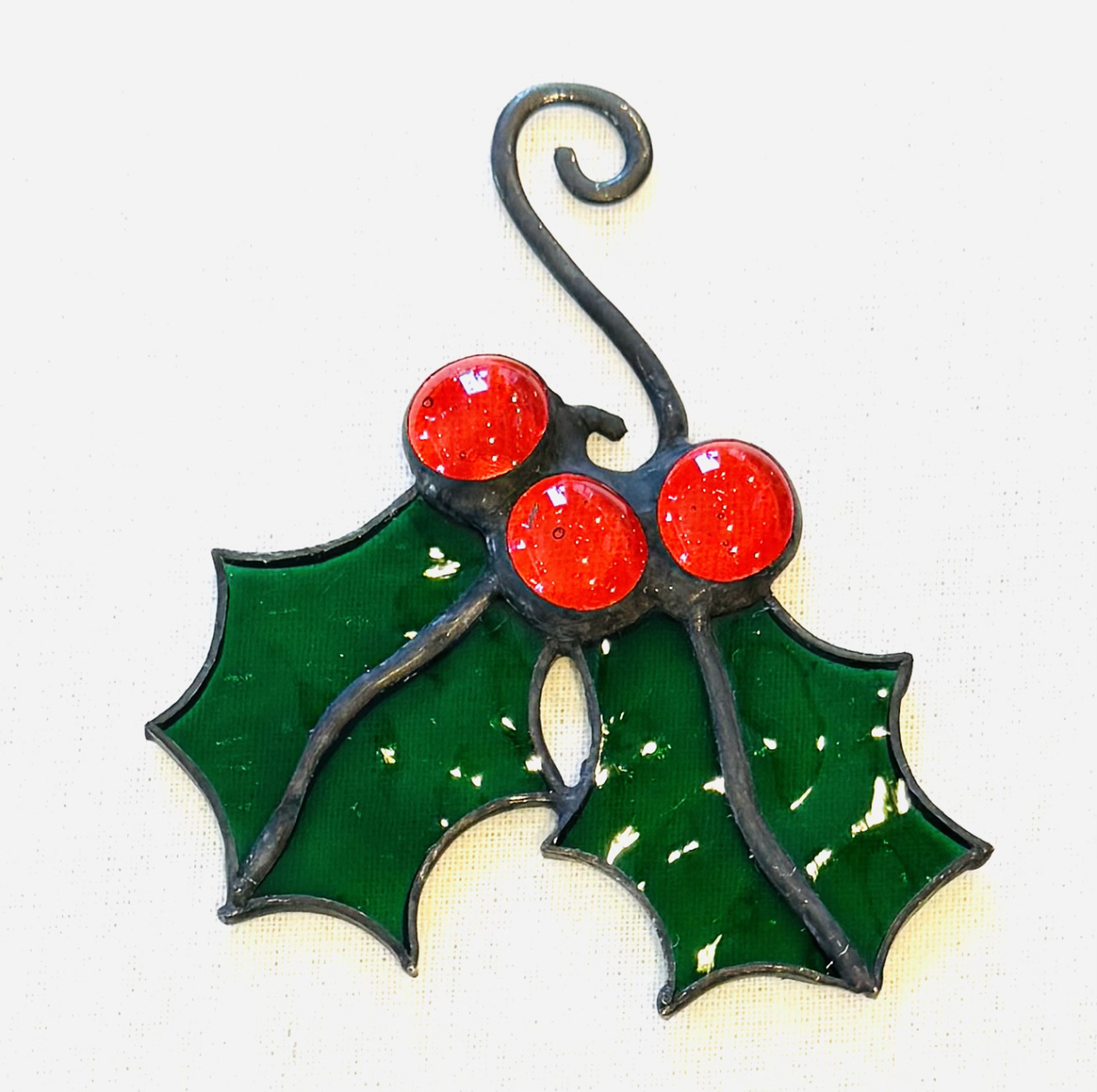 Holly Ornament by John Schumacher