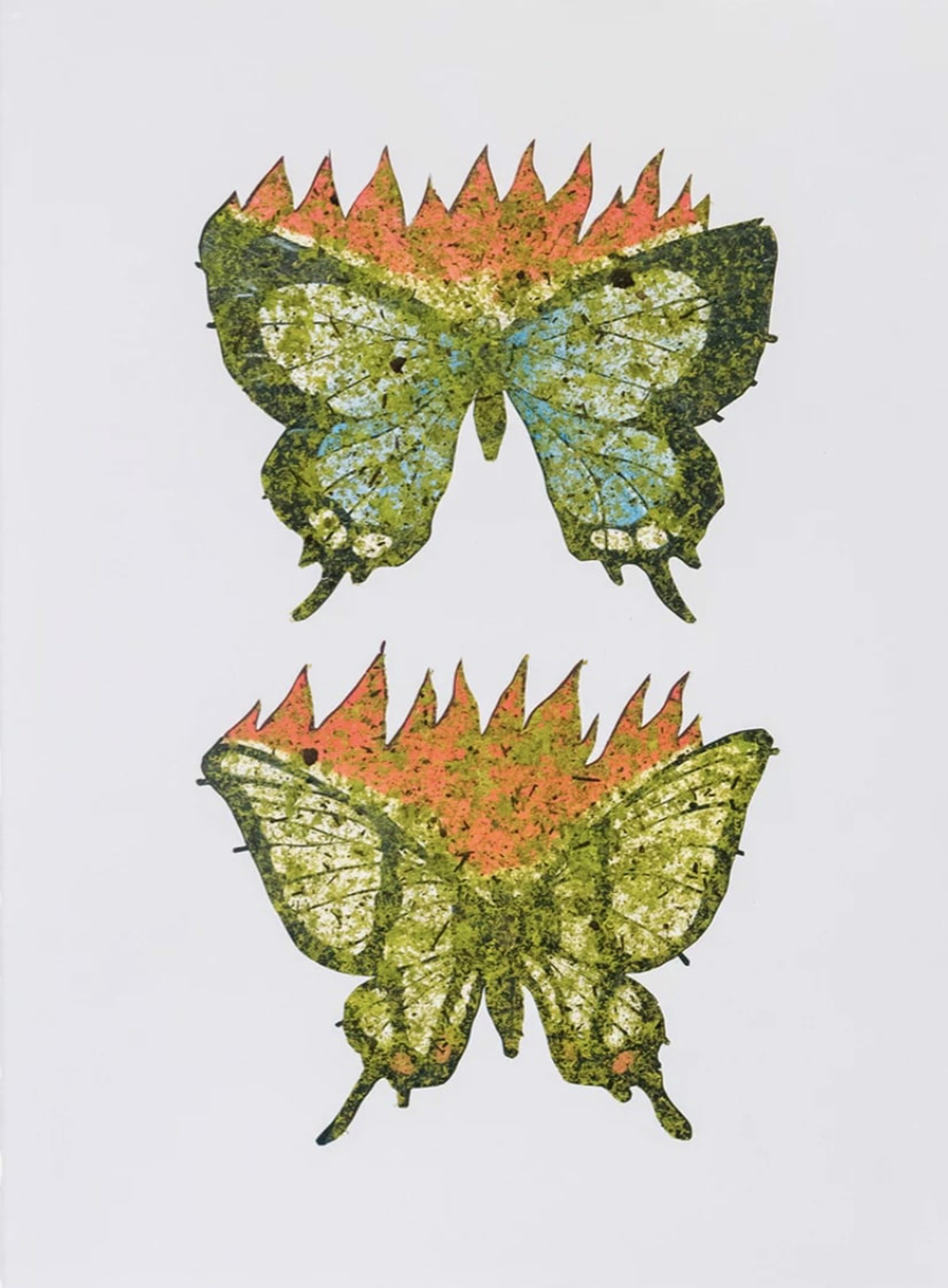 Butterflies on Fire (Unique Print 1) by Jacob Taylor