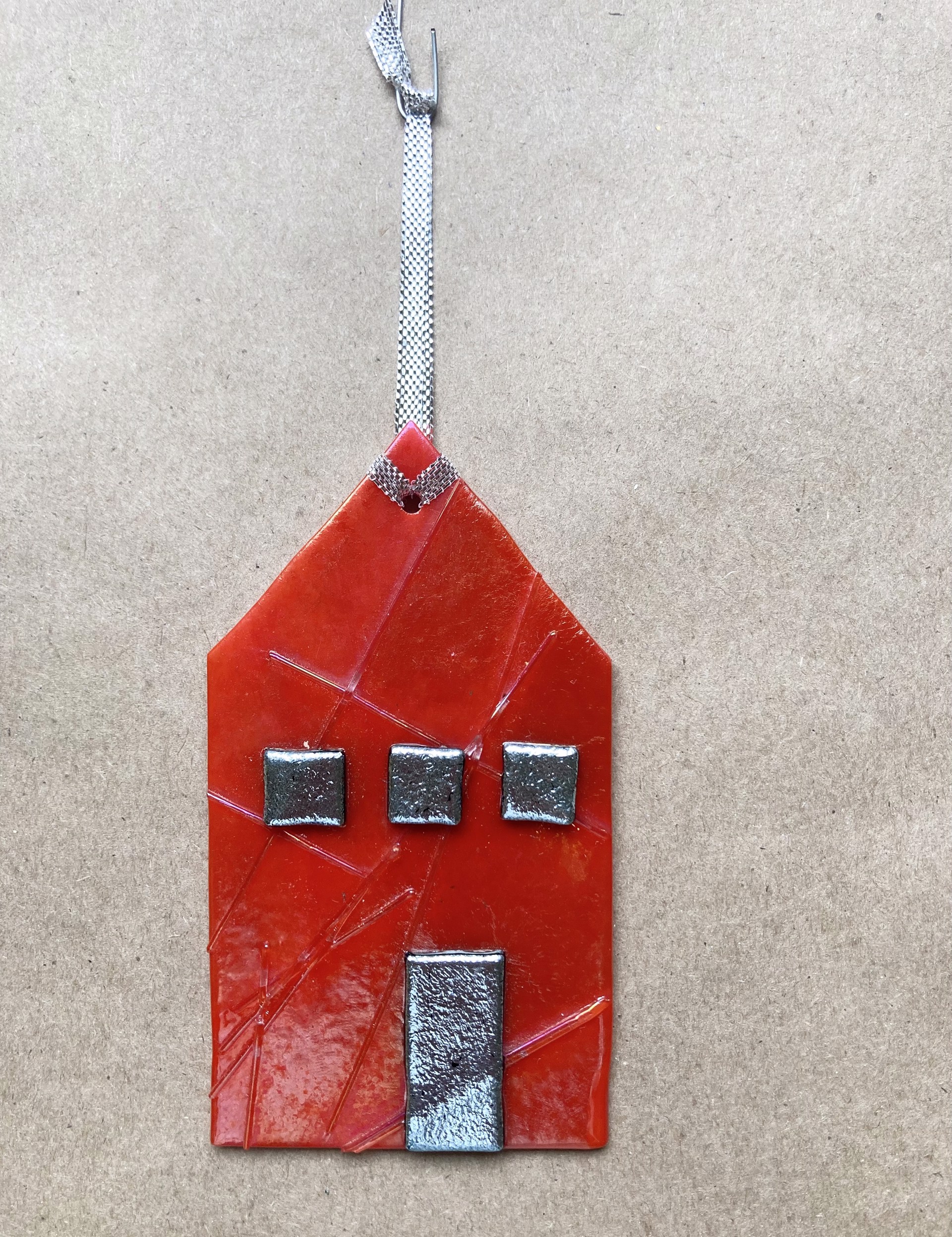 House Ornament Red by Doug and Barbara Henderson