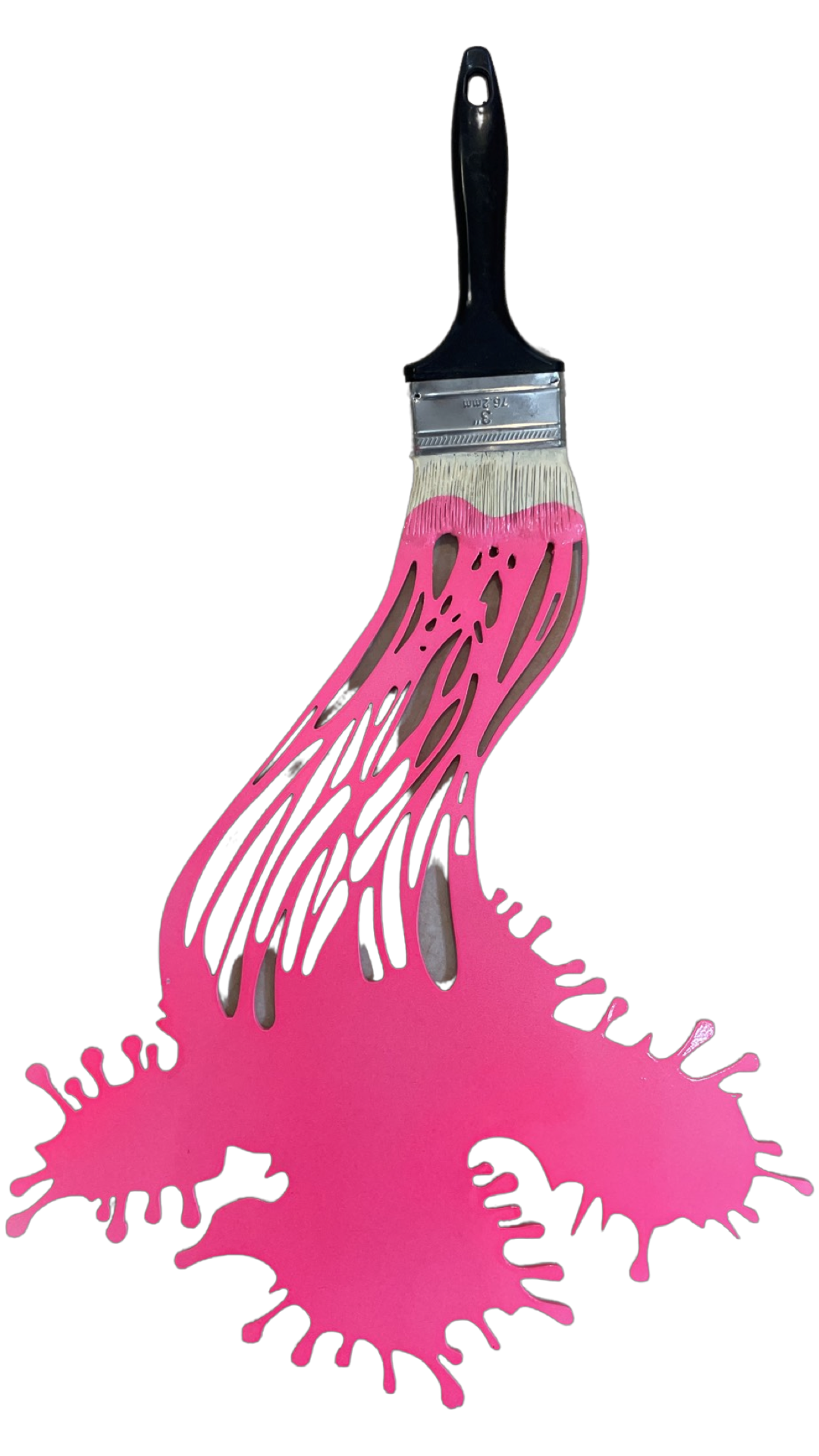 Purple Metal Large Brush by Brushes and Rollers "Let's Paint" by Efi Mashiah