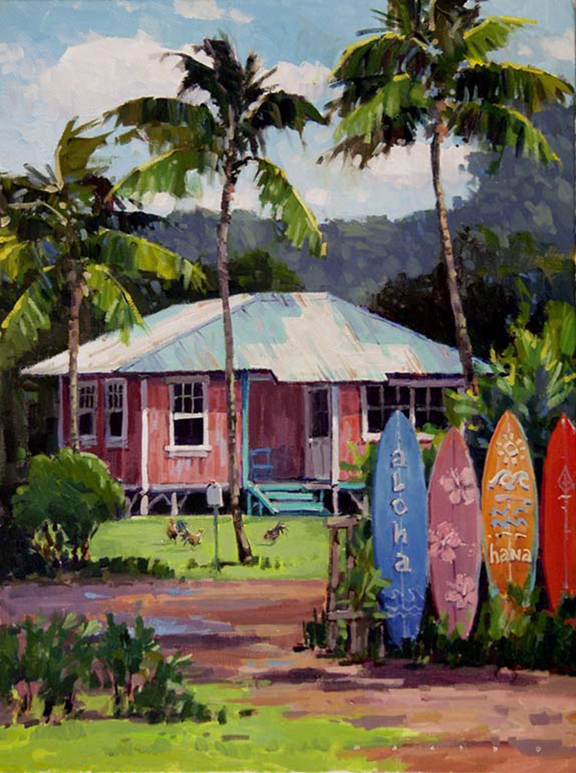 Tropical Aloha Shack - SOLD by Commission Possibilities / Previously Sold ZX