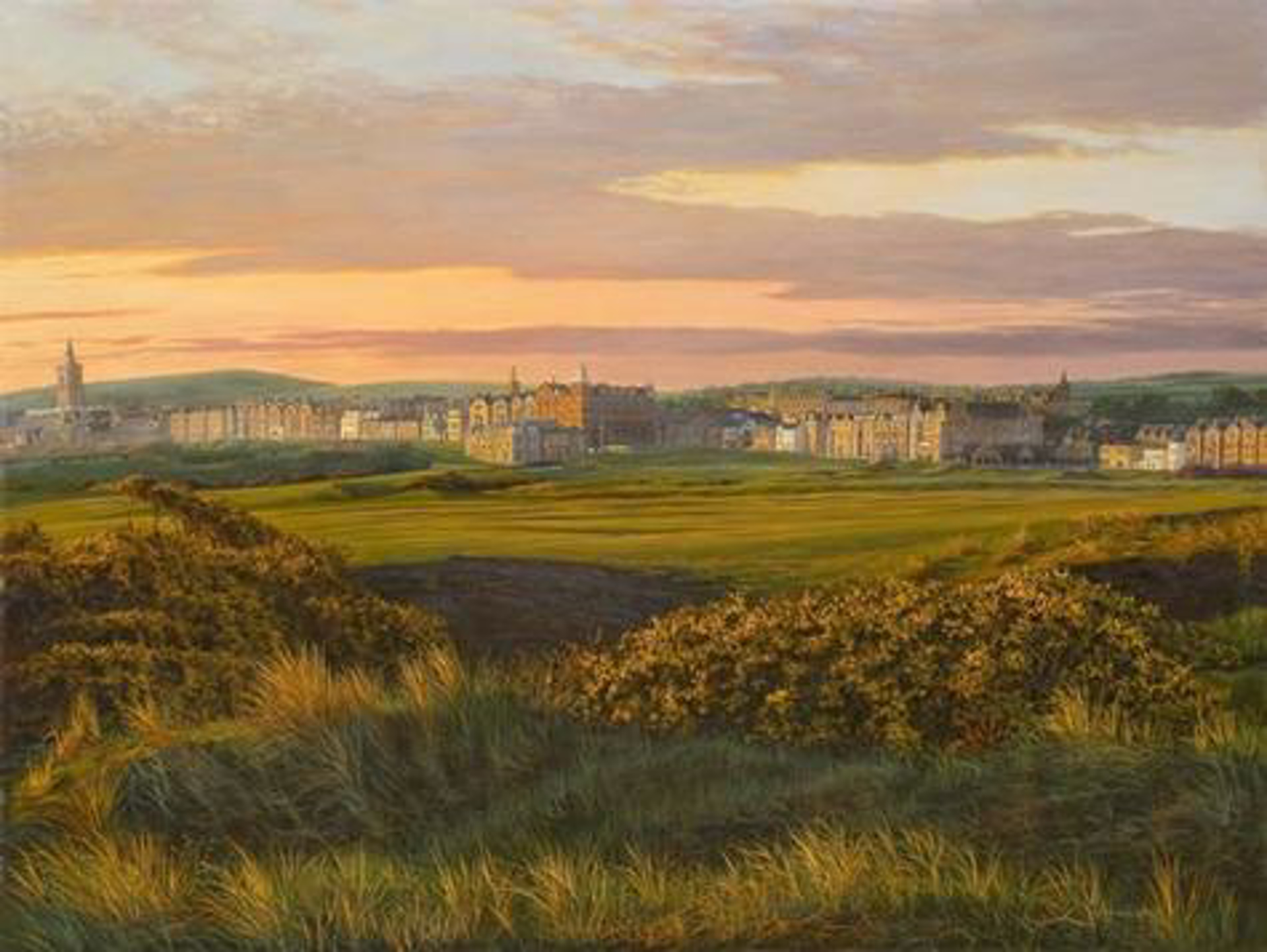 St. Andrews - The Old Course by Douglas Grier -- Giclee Prints