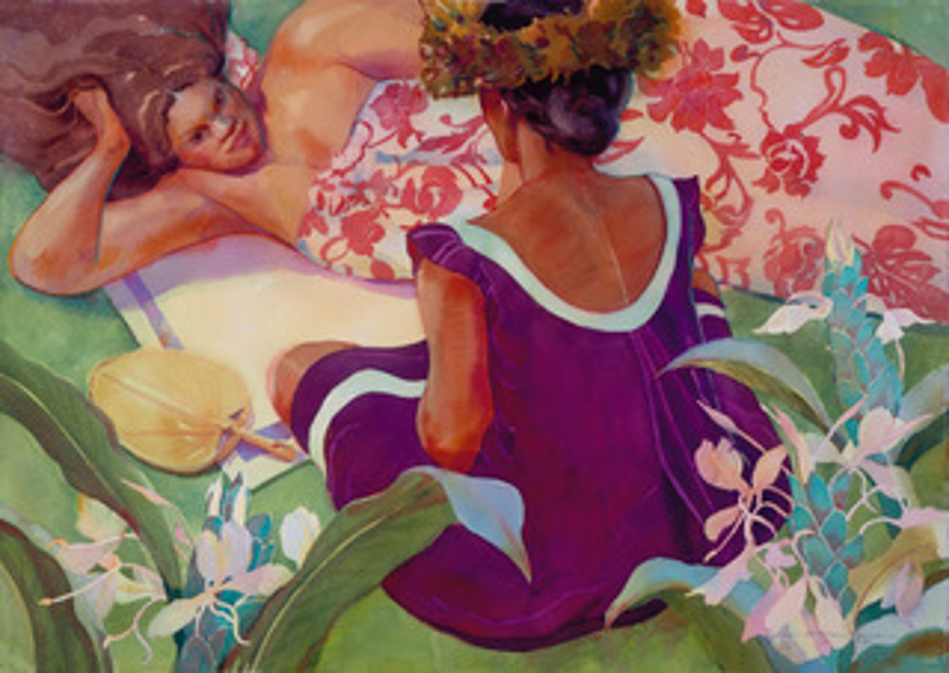 Conversation in Purple by Susan McGovney Hansen