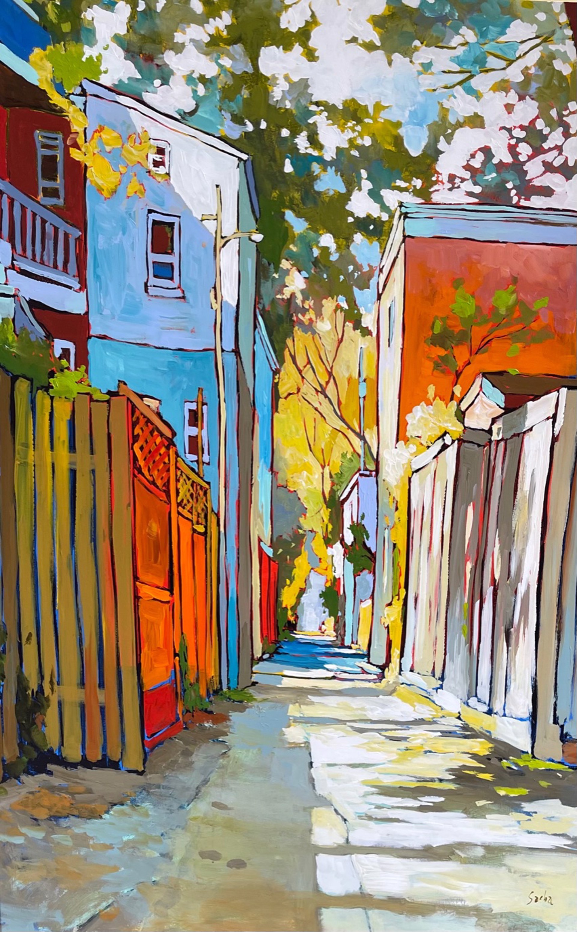 Morning Glory Alley 6124592 by Sacha Barrette