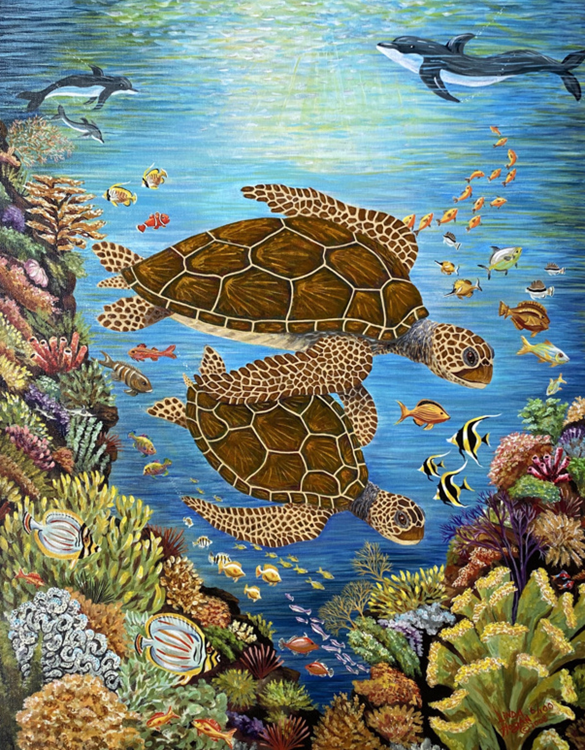 Save the Reef Save the Turtles by Linda Hogan