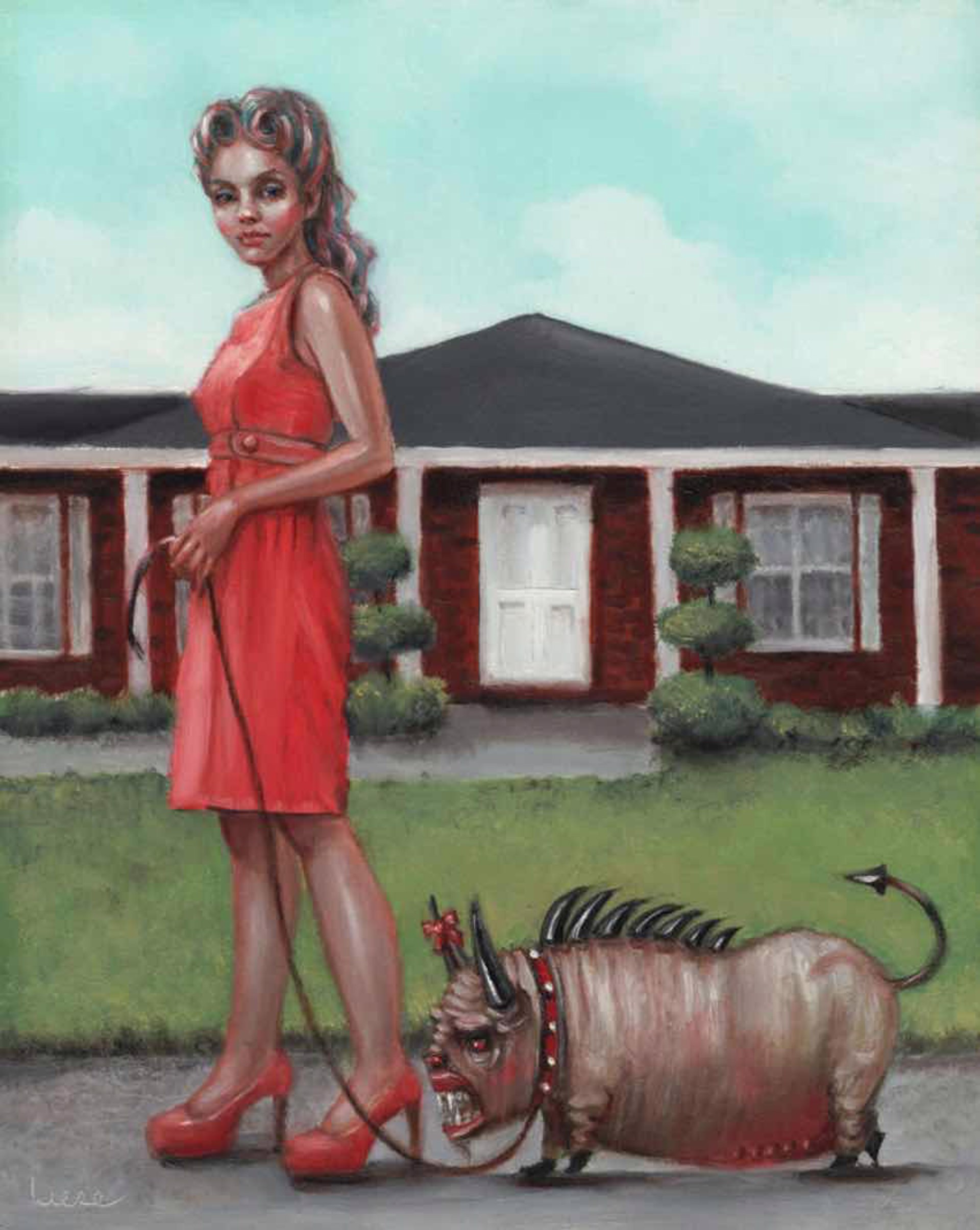 Morning Walkies (Giclee on Archival Paper) G.O. by Liese Chavez