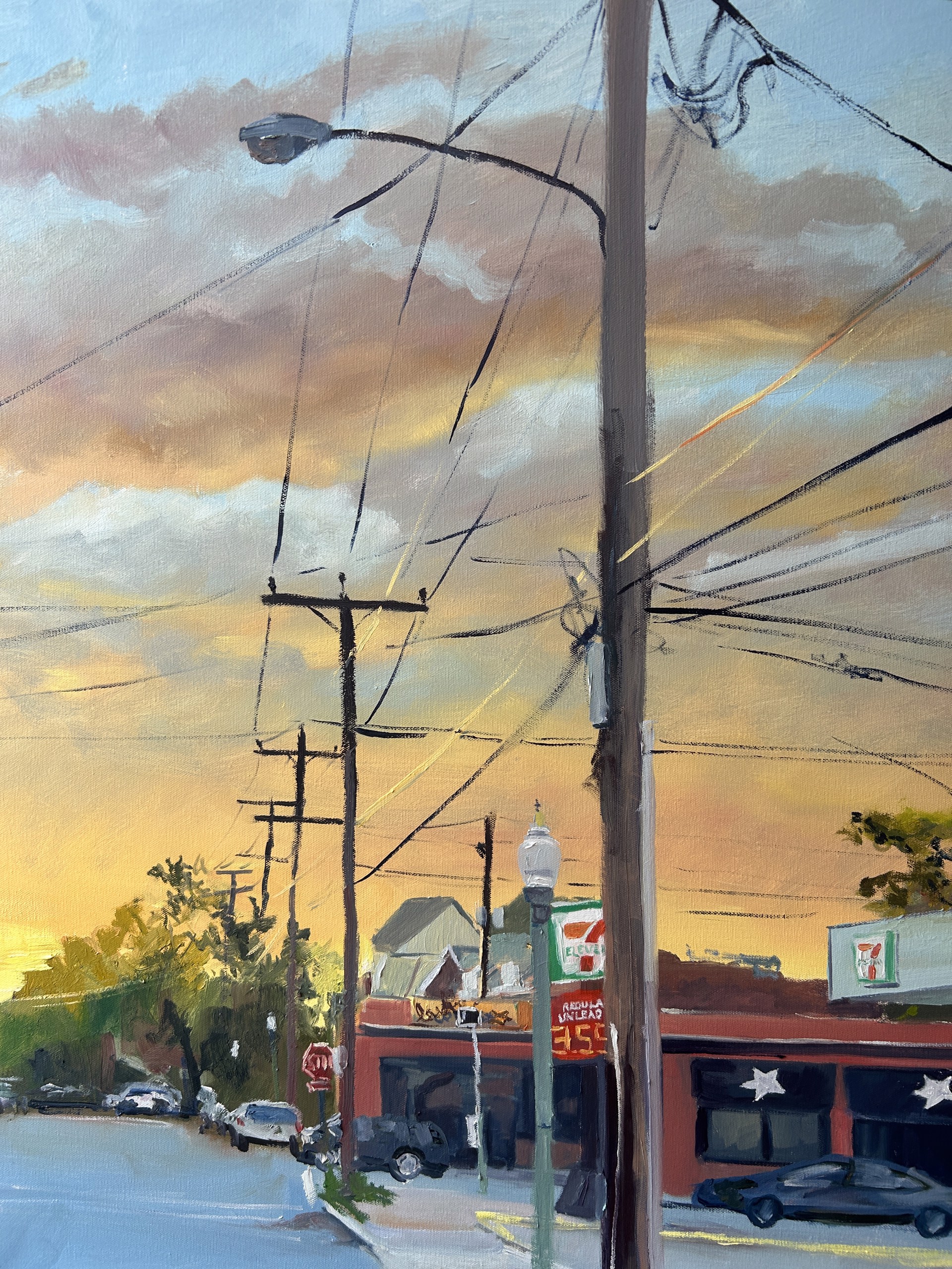 Sunset over Buddy's-Devil's Triangle by Natalie Colleen Gates