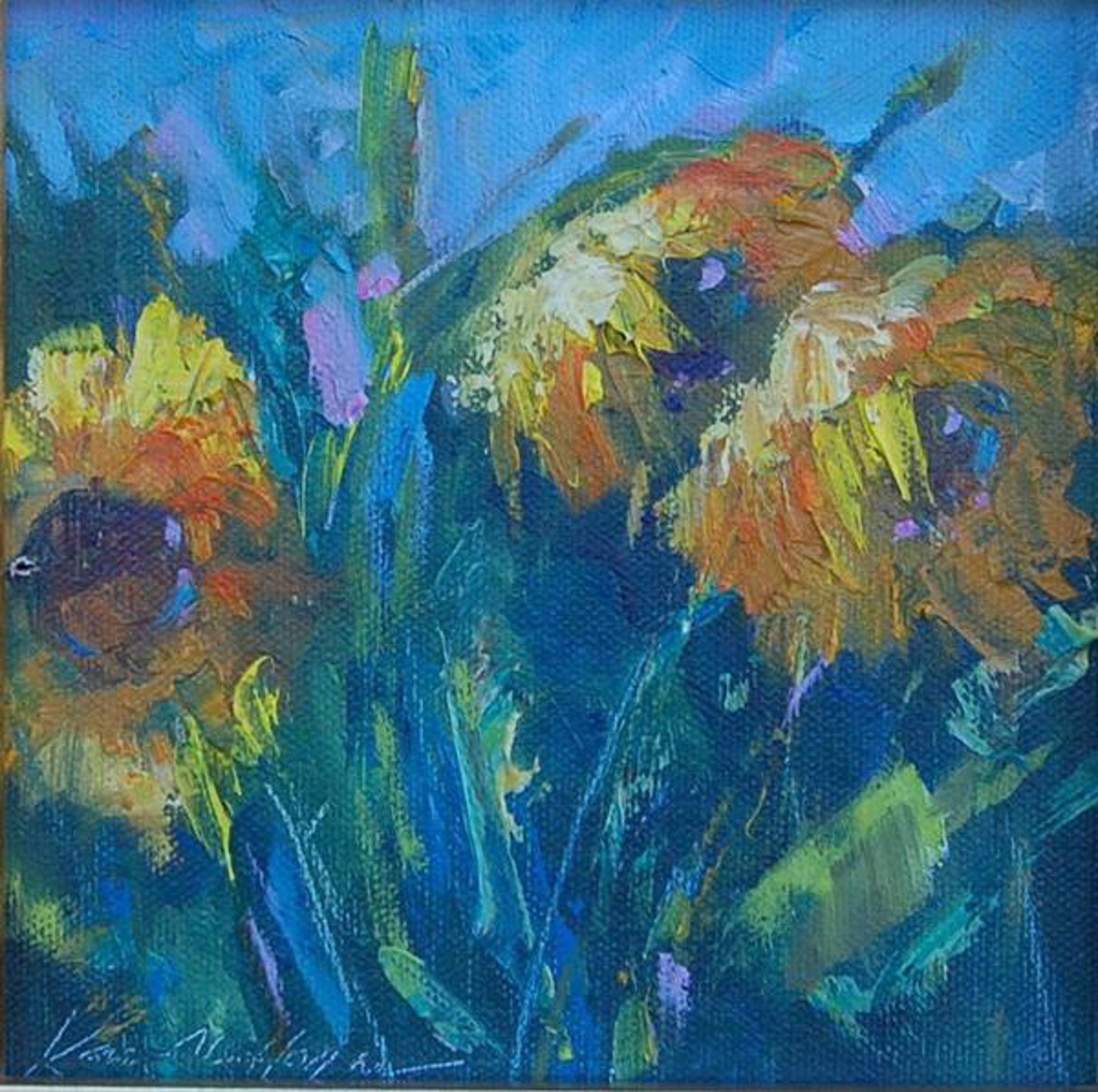 Summer Sunflowers by Karen Hewitt Hagan
