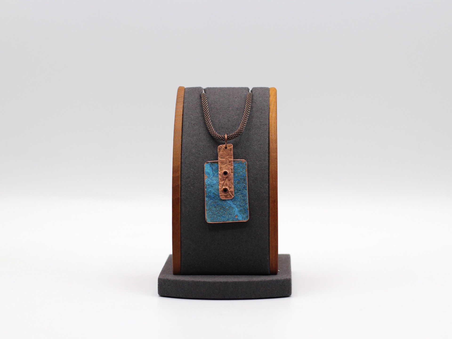 Aged Copper Necklace by Kay Langland