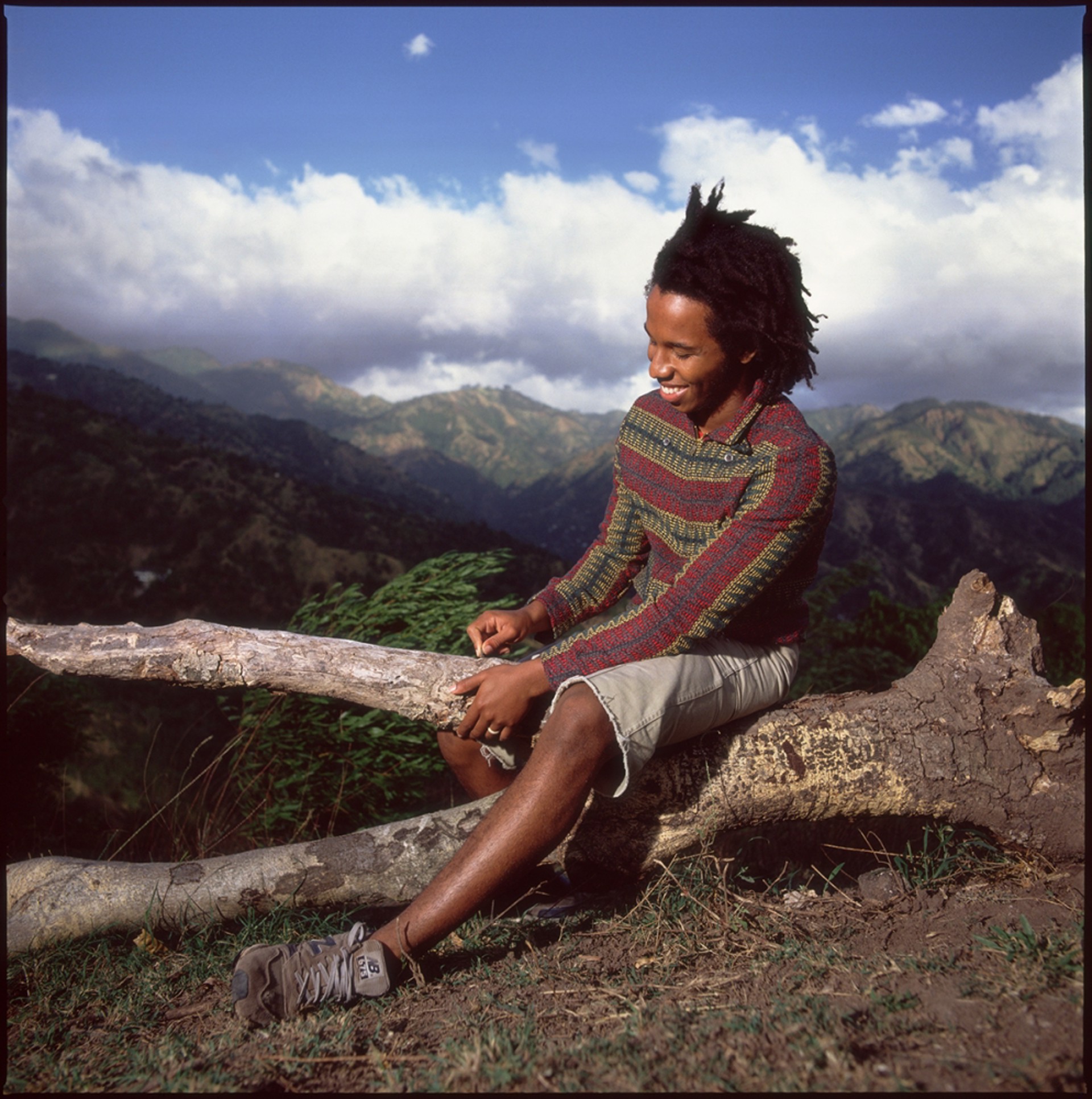 88011 Ziggy Marley Seated on the Mountain Color by Timothy White