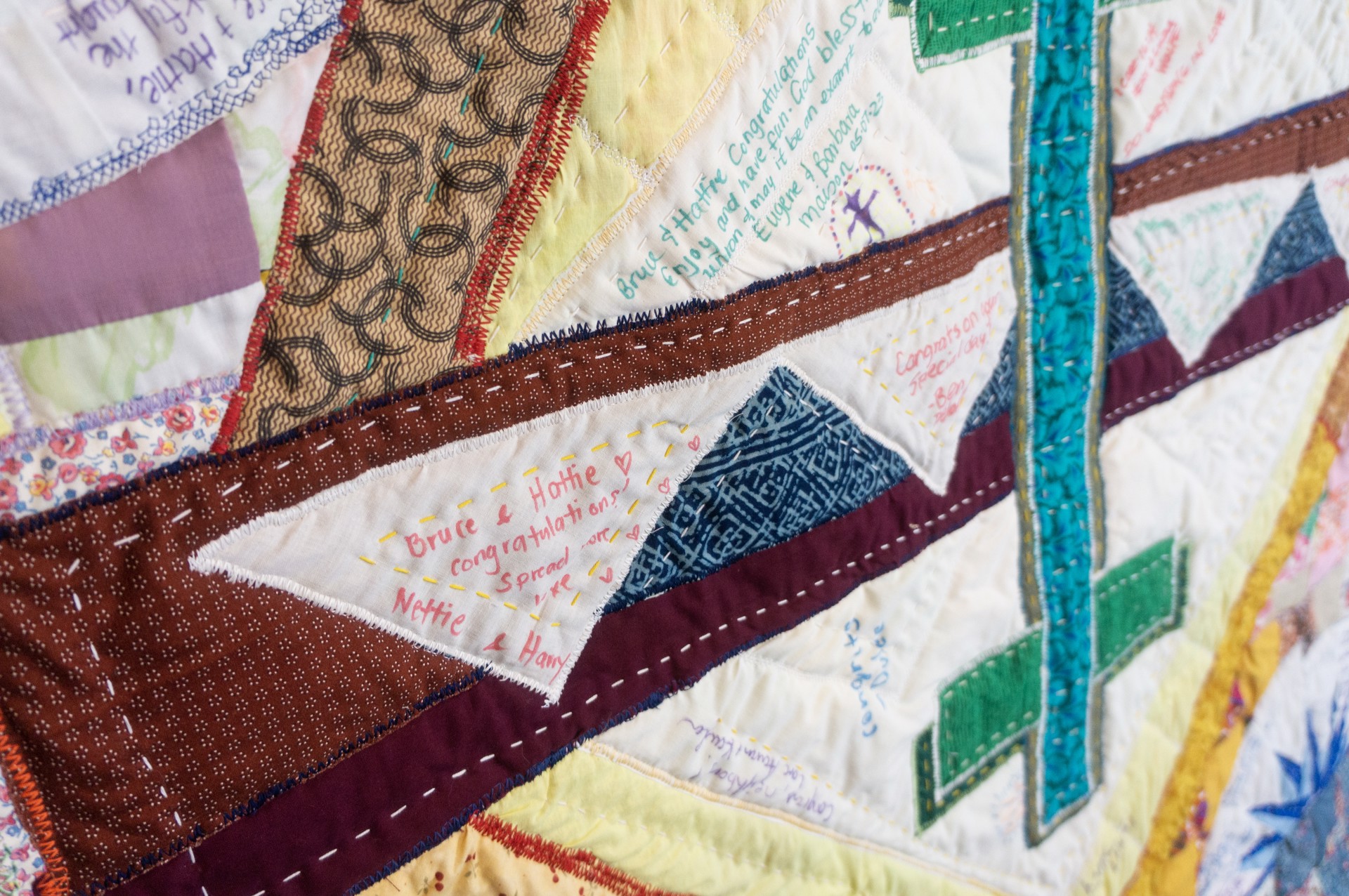 Intertwined (Wedding Quilt) by Hattie Lee Mendoza