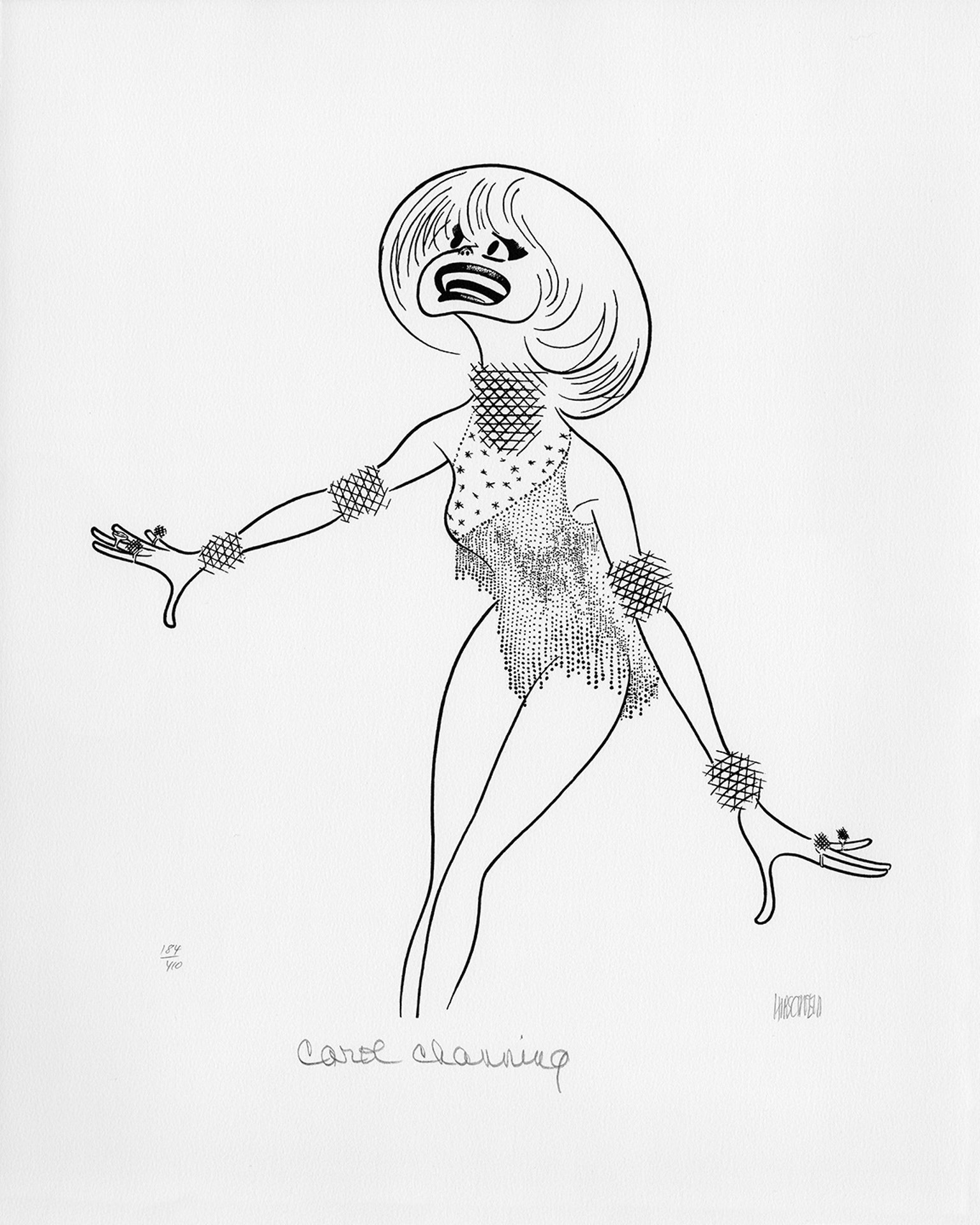The Al Hirschfeld Signature Series - Matched Set of 4 Lithographs