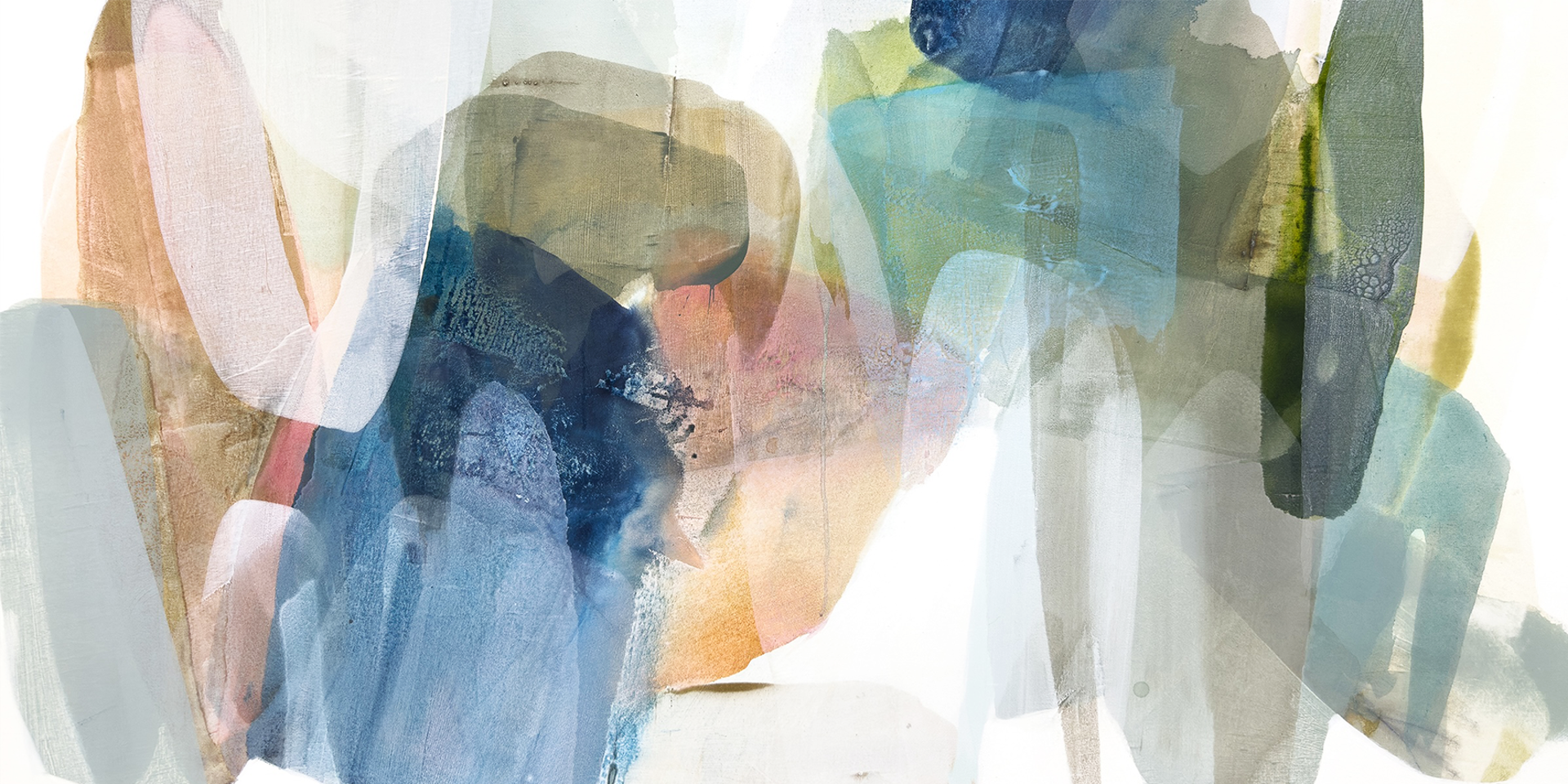 Lynn Sanders abstract mixed media painting