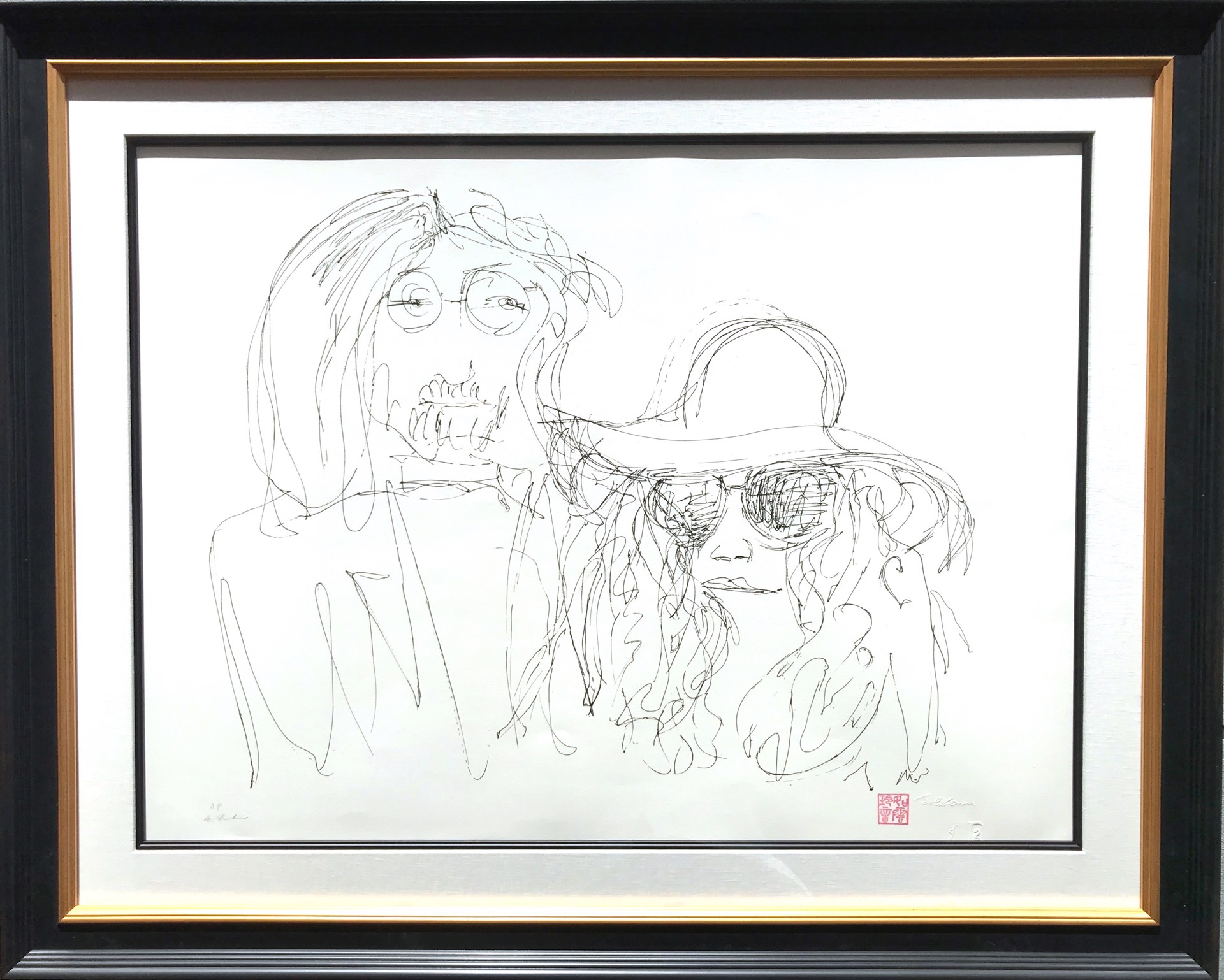 値下げジョンレノンリトグラフ　【The Ballad Of John&Yoko】 Ballad of John & Yoko by John Lennon | ArtCloud