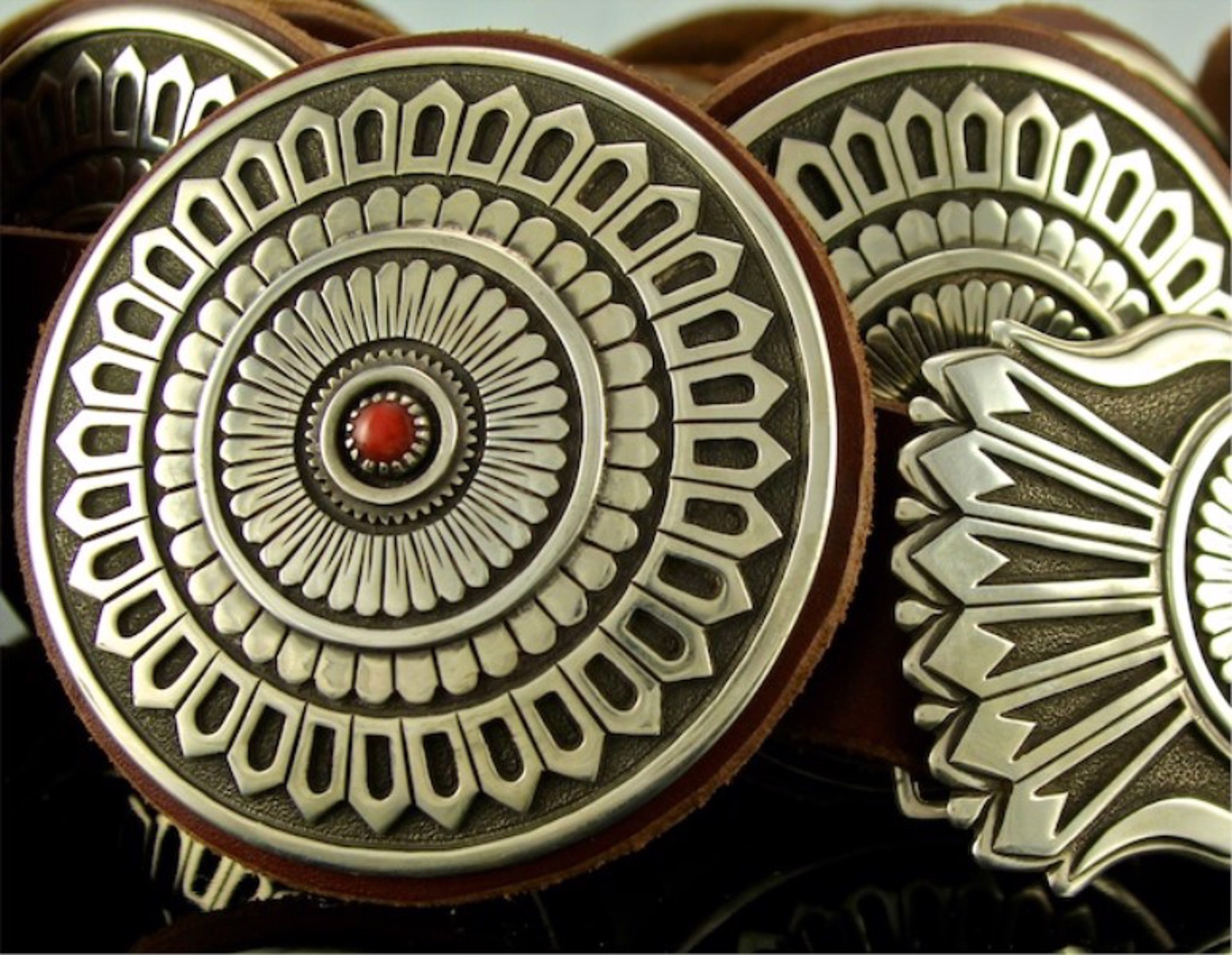 Walter Doran Belt Lot - WALT DORAN SILVER CONCHO BELT main image 3