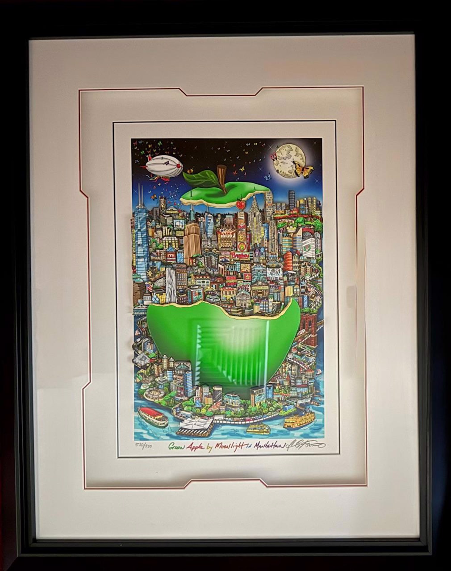 Green Apple by Moonlight in Manhattan #2NS by Charles