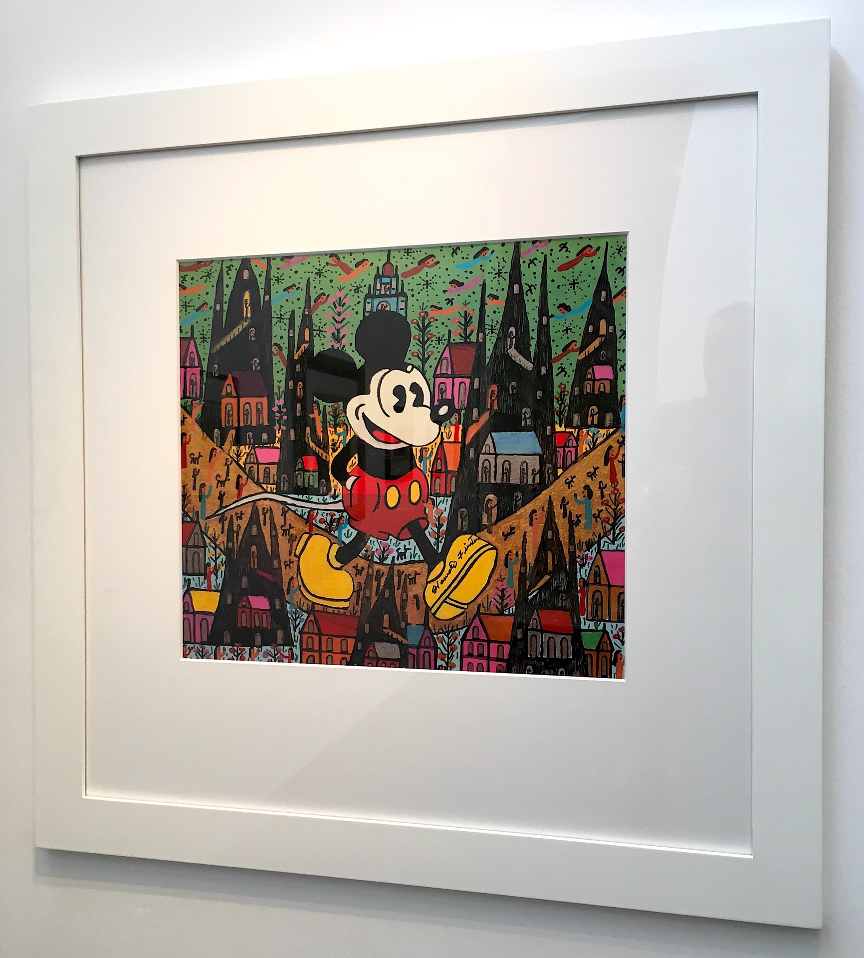 Mickey Mouse by Howard Finster | ArtCloud