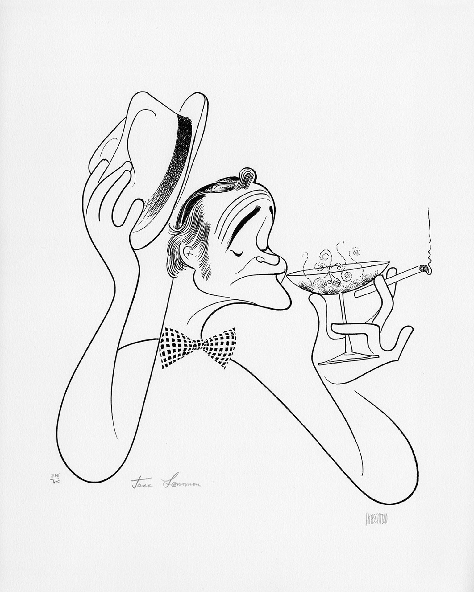 The Al Hirschfeld Signature Series - Matched Set of 4 Lithographs