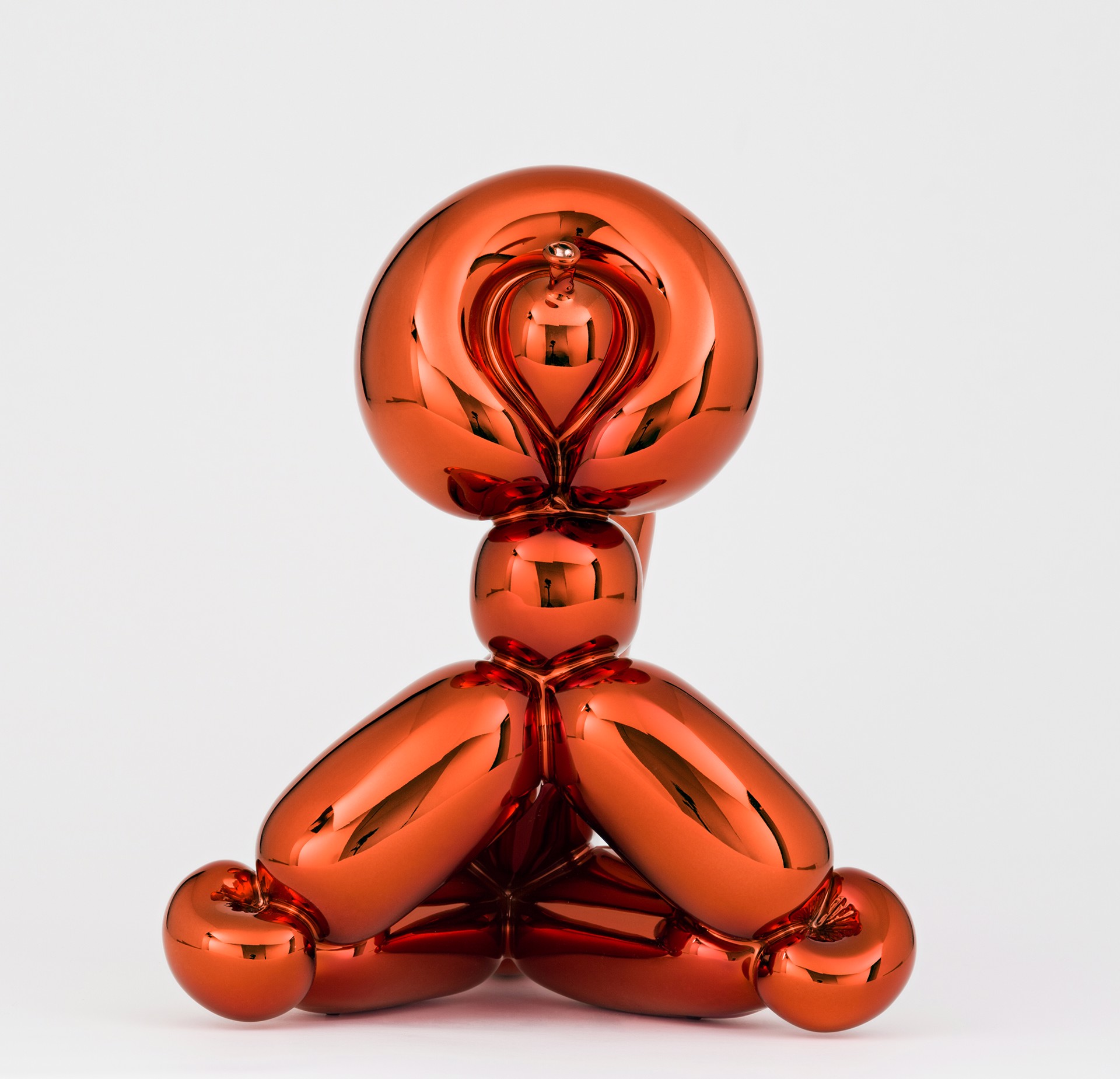 Jeff Koons, Balloon Swan, Rabbit, and Monkey, 2019, Sculpture
