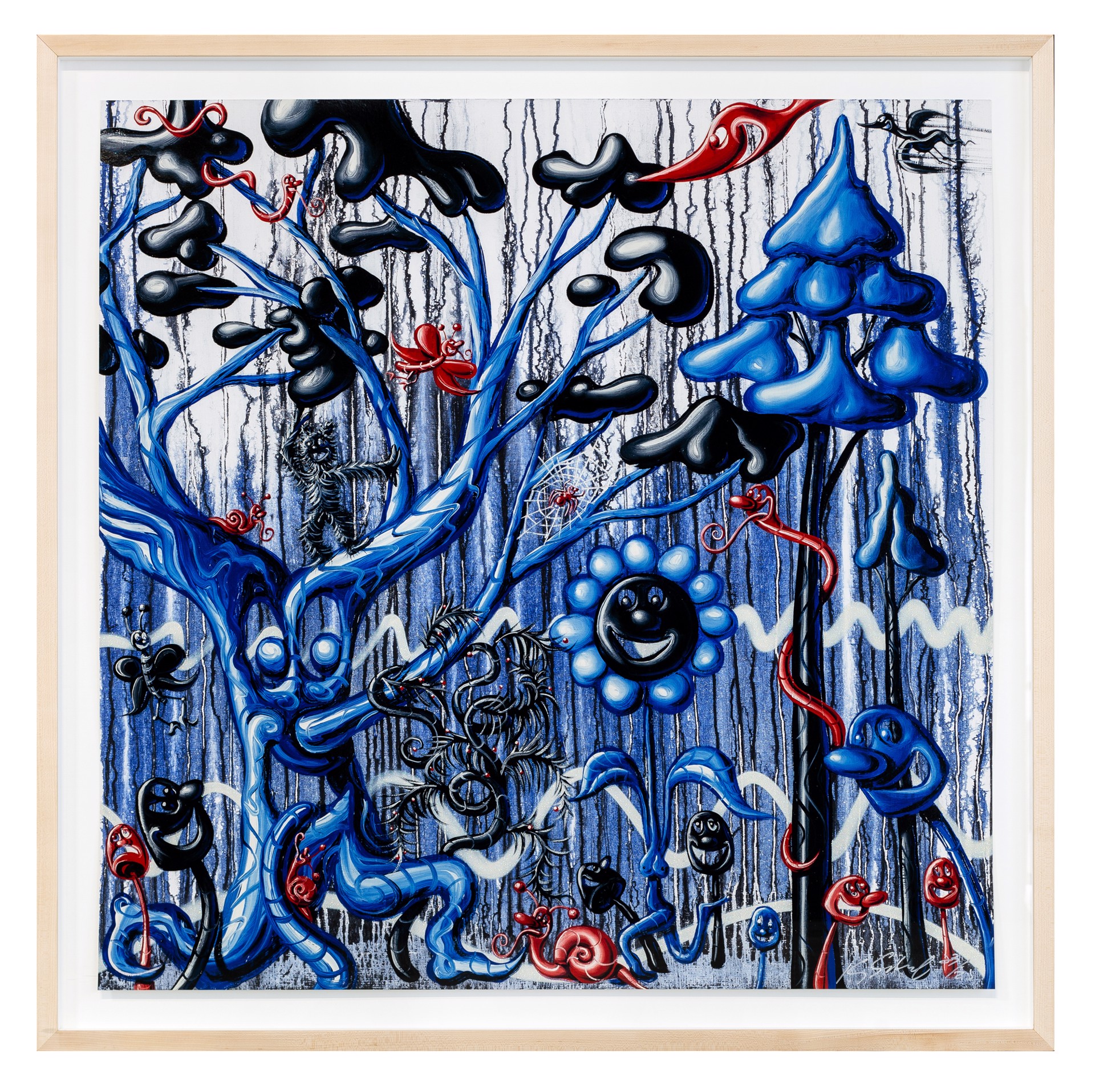 Blue Smurf Cat Wall And Art Print in 2023